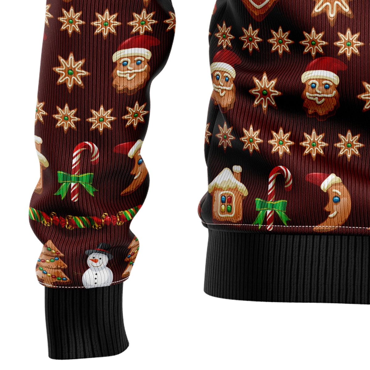 Let’s Get Baked Ugly Christmas Sweater, Funny Baking Holiday Sweater for Christmas Party, Cozy Xmas Gift for Bakers and Food Lovers