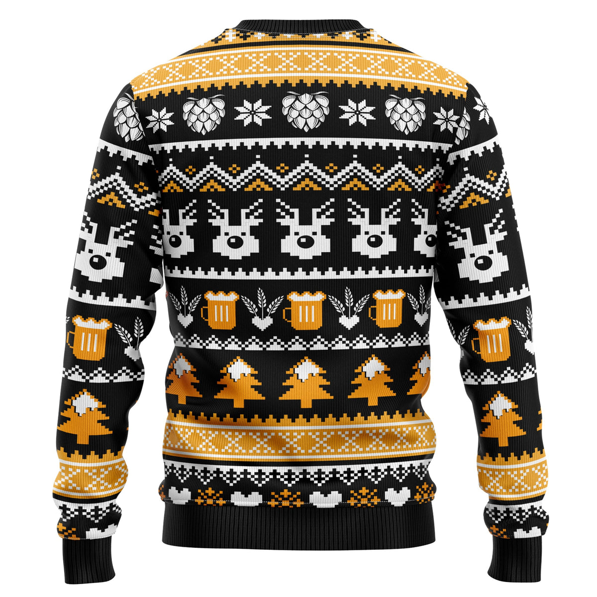 Wonderful Time For A Beer Ugly Christmas Sweater, Funny Beer Christmas Sweater for Men, Holiday Party Gift for Beer Lovers