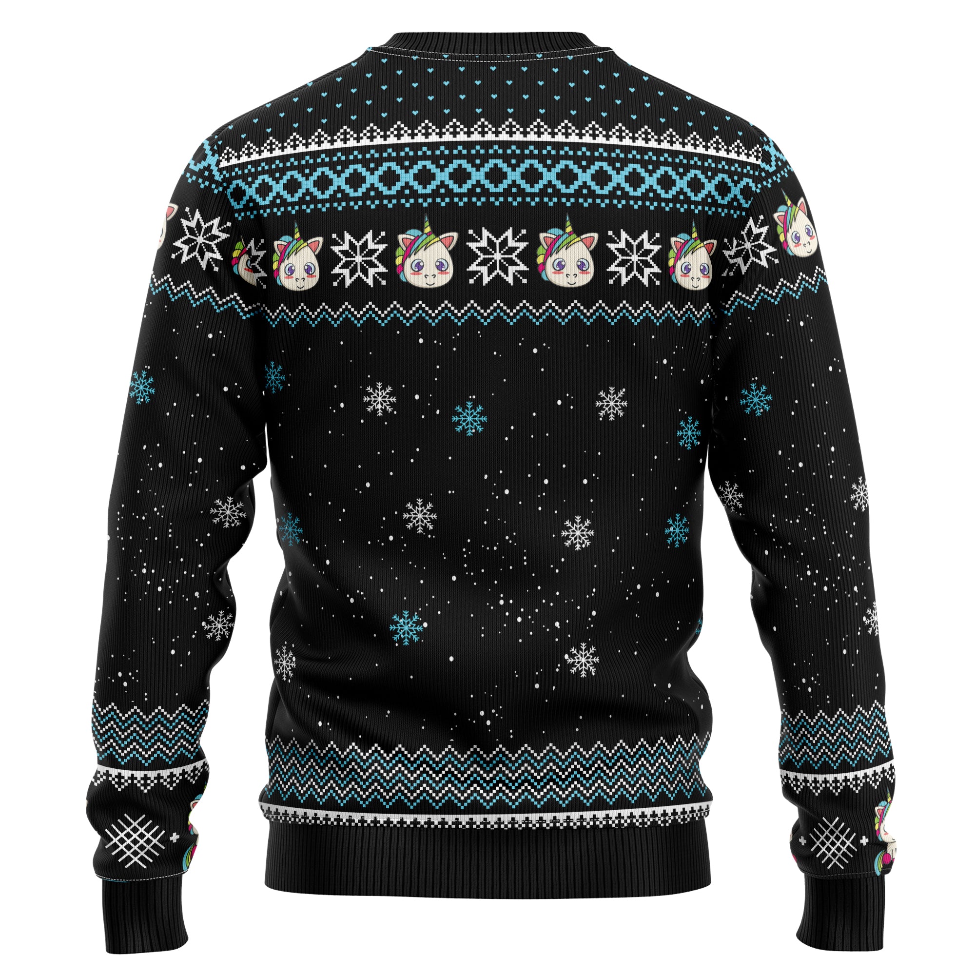 Unicorn Pew Pew Ugly Christmas Sweater, Funny Unicorn Christmas Sweater for Women Men, Cute Fantasy Holiday Gift for Unicorn Fans