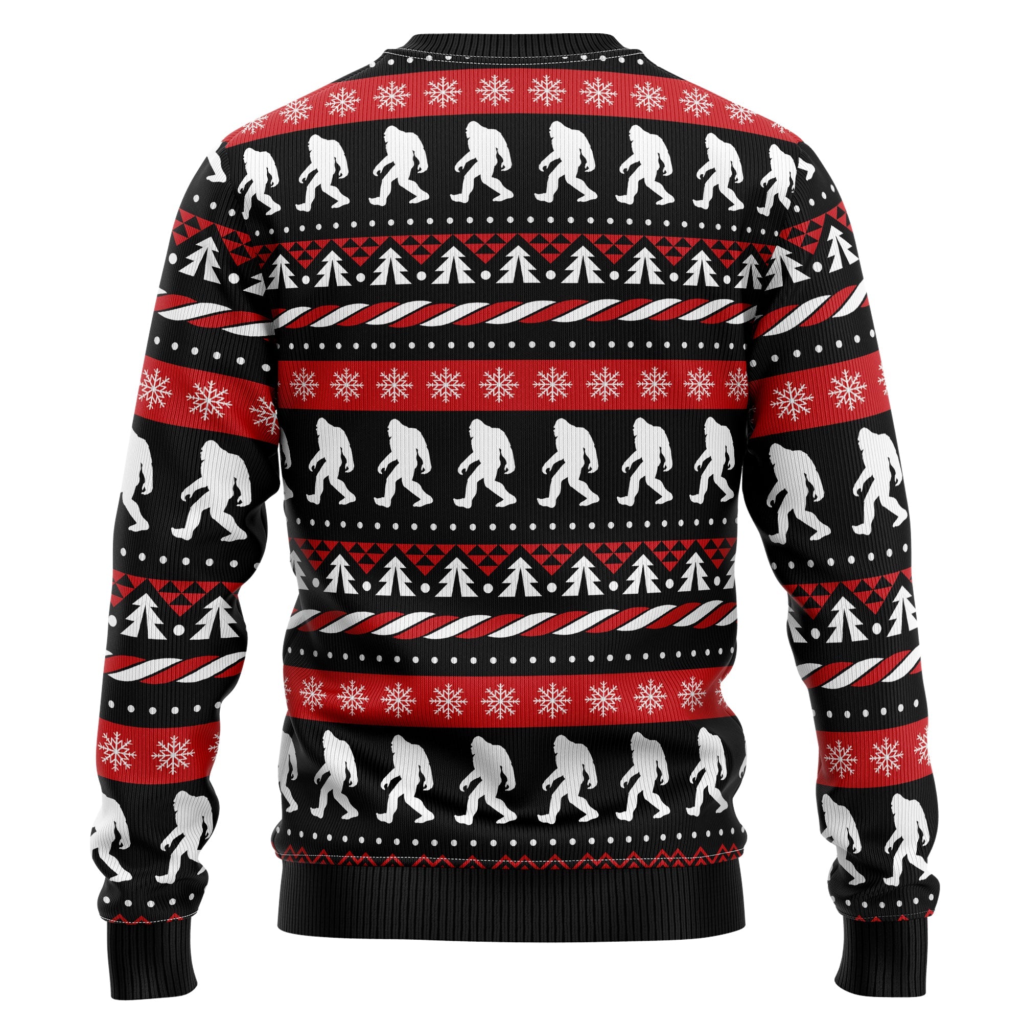 Vintage Bigfoot Ugly Christmas Sweater, Bigfoot Christmas Sweater, Sasquatch Holiday Gift for Men and Women