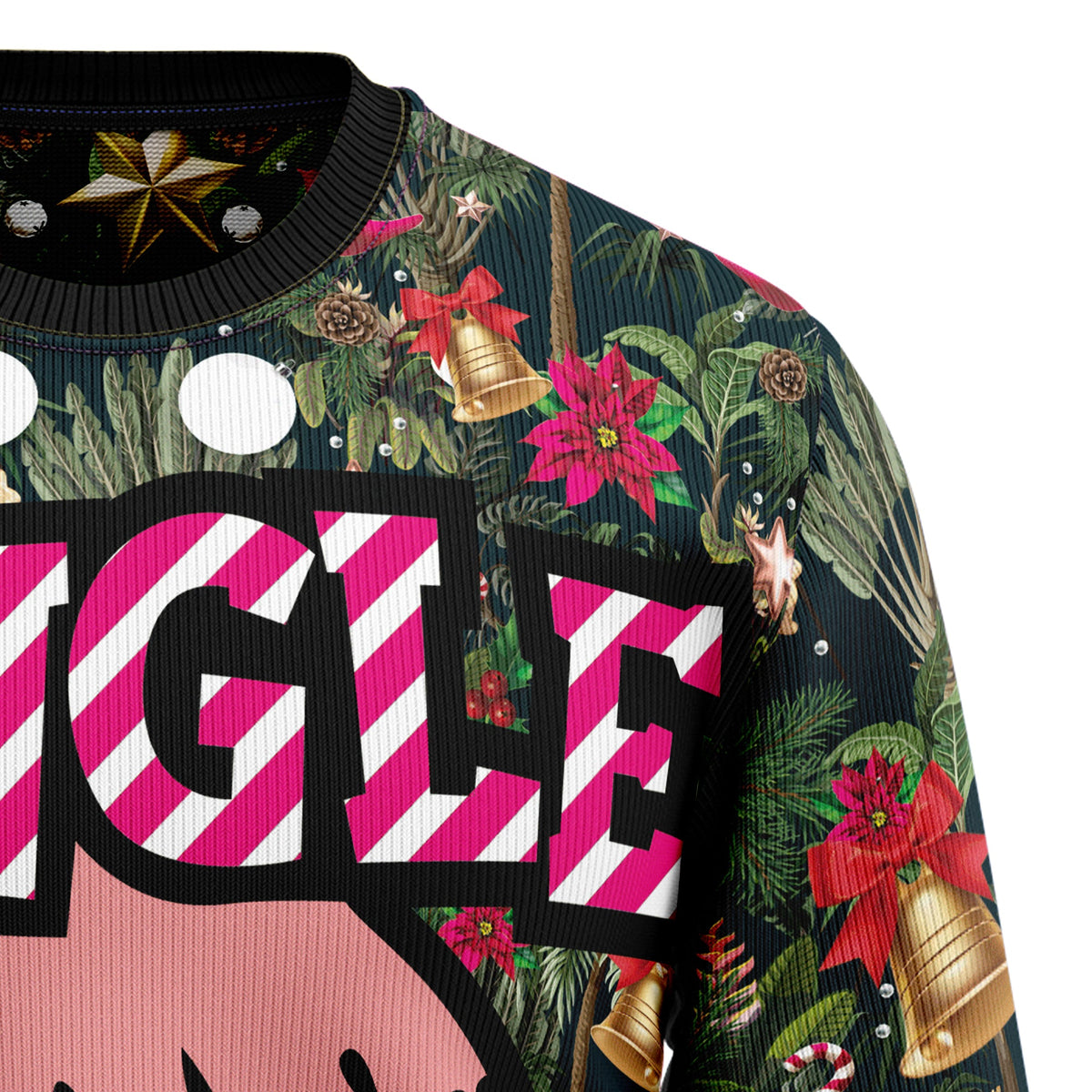 Jingle Balls Ugly Christmas Sweater, Funny Christmas Party Sweater for Men Women, Festive Holiday Gift for Friends and Coworkers