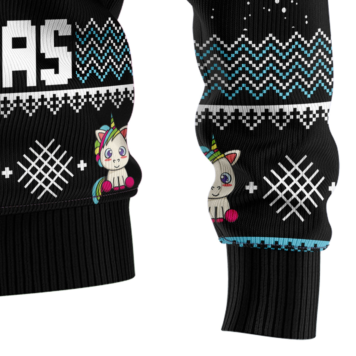 Unicorn Pew Pew Ugly Christmas Sweater, Funny Unicorn Christmas Sweater for Women Men, Cute Fantasy Holiday Gift for Unicorn Fans