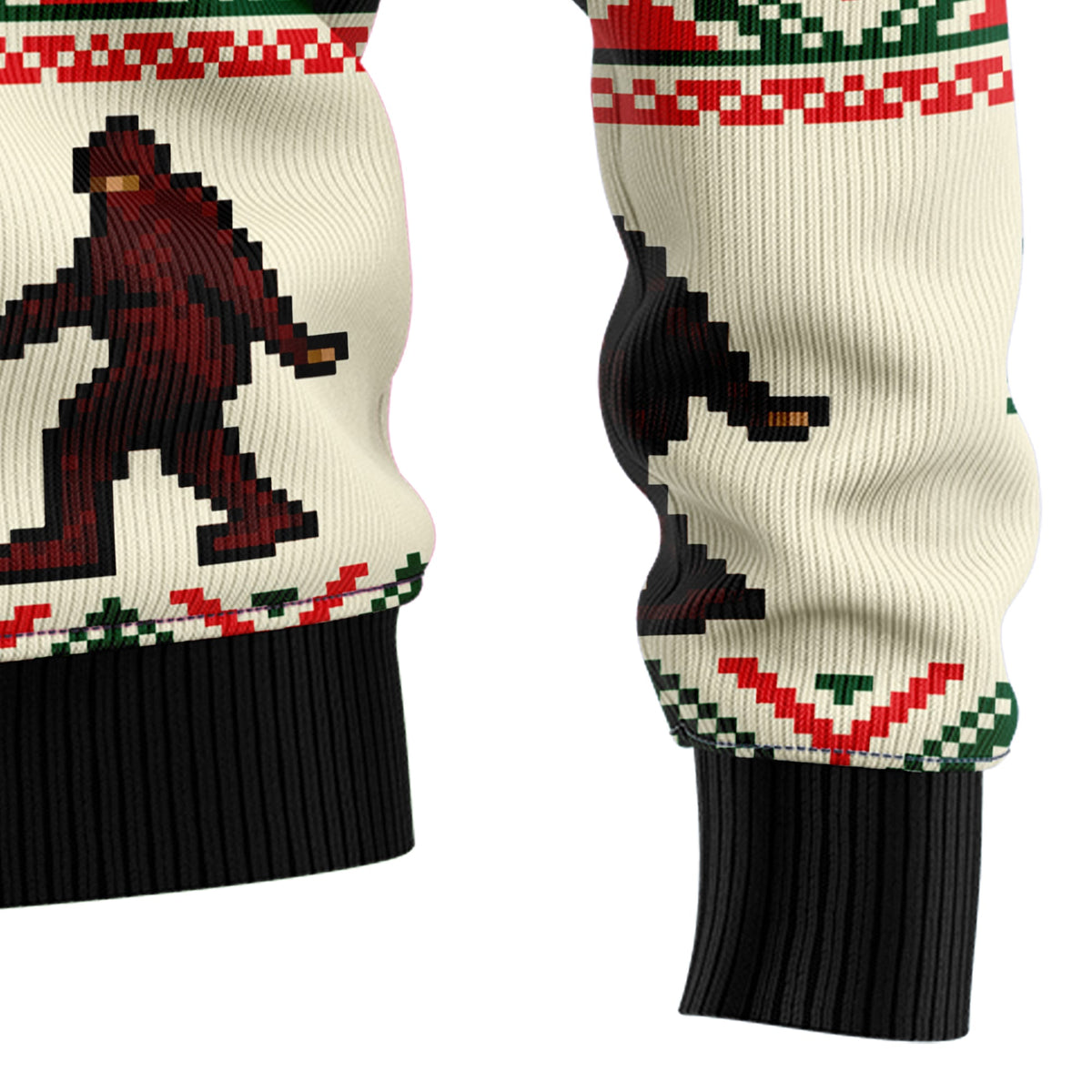 Amazing Bigfoot Ugly Christmas Sweater for Men and Women, Funny Holiday Party Outfit, Festive Christmas Gift