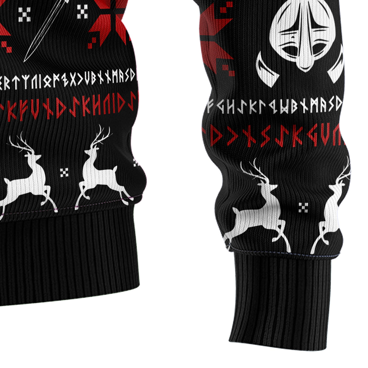 Valhalla Viking Ugly Christmas Sweater, Viking Christmas Sweater, Norse Holiday Sweater, Xmas Gift for Men Women