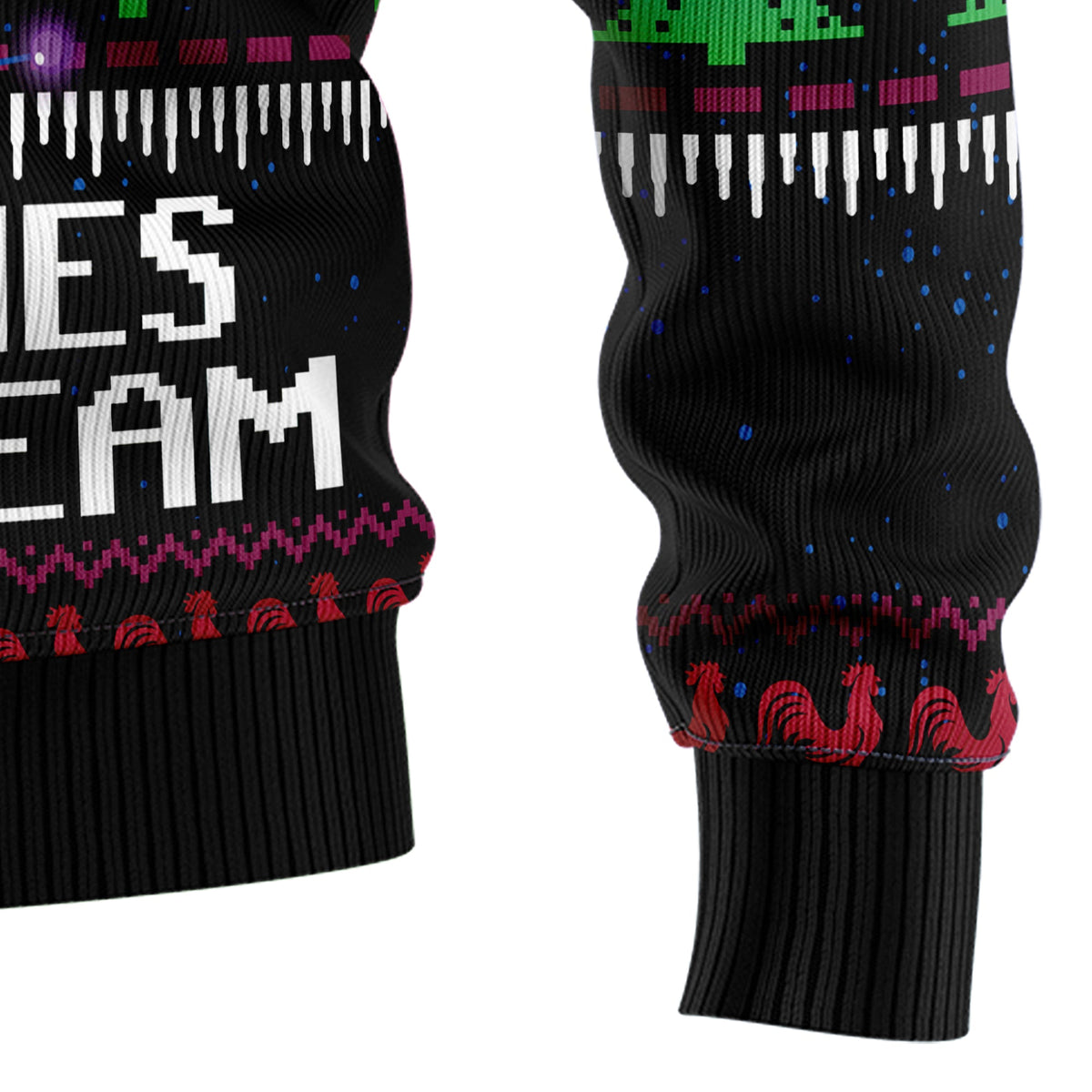 Scream Chicken Ugly Christmas Sweater, Funny Chicken Christmas Sweater for Adults, Unique Holiday Party Gift for Friends and Family