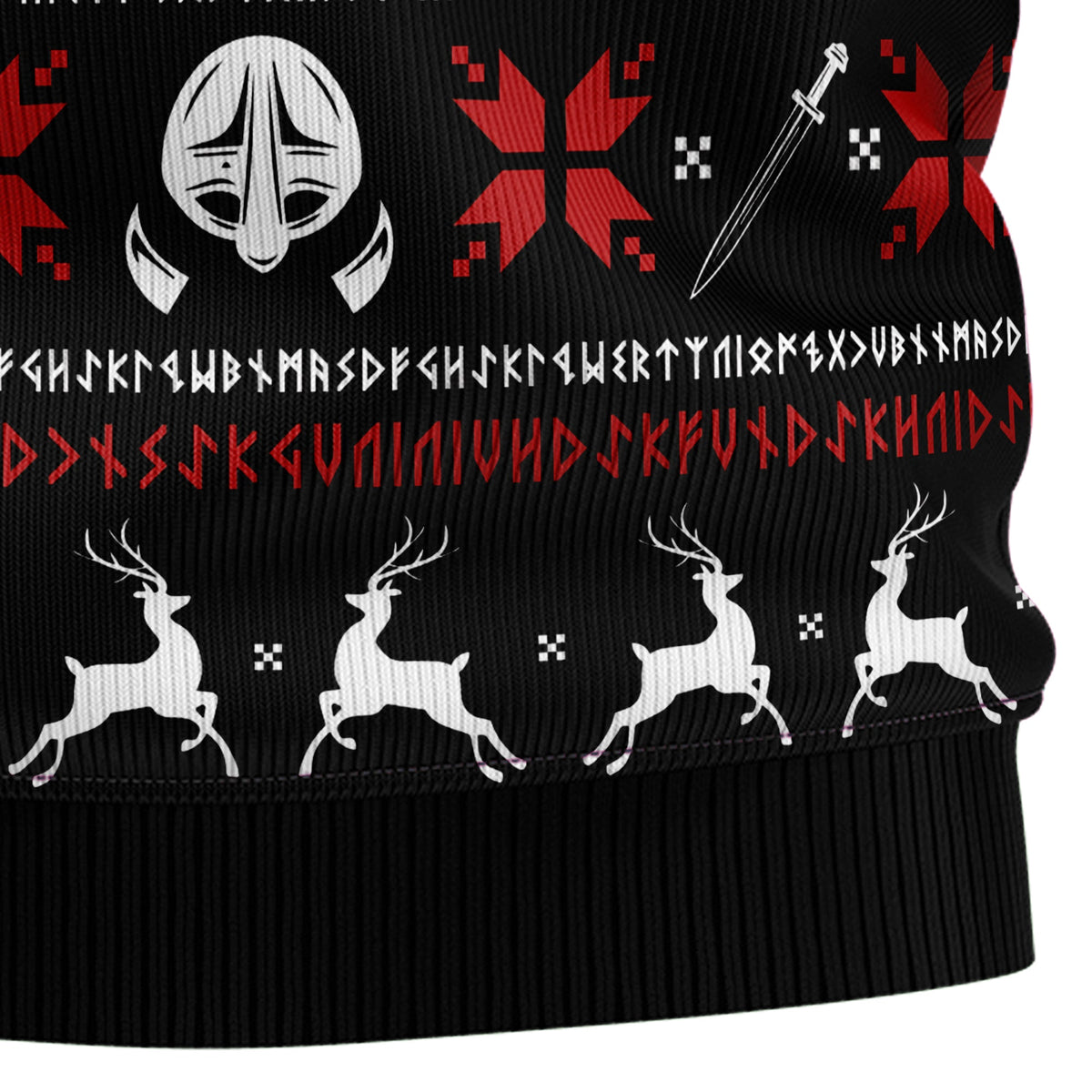 Valhalla Viking Ugly Christmas Sweater, Viking Christmas Sweater, Norse Holiday Sweater, Xmas Gift for Men Women