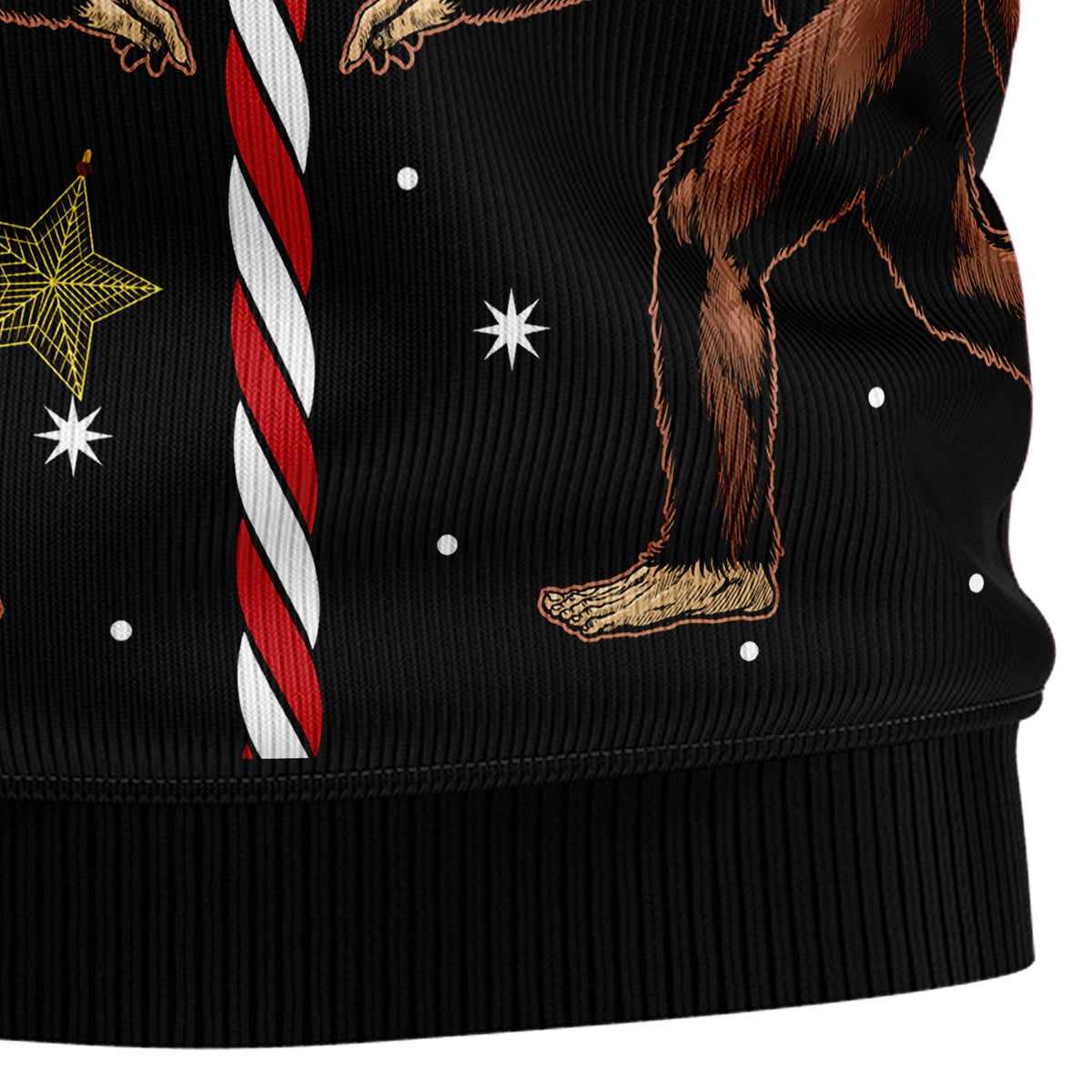 Vintage Bigfoot Ugly Christmas Sweater, Bigfoot Christmas Sweater, Sasquatch Holiday Gift for Men and Women