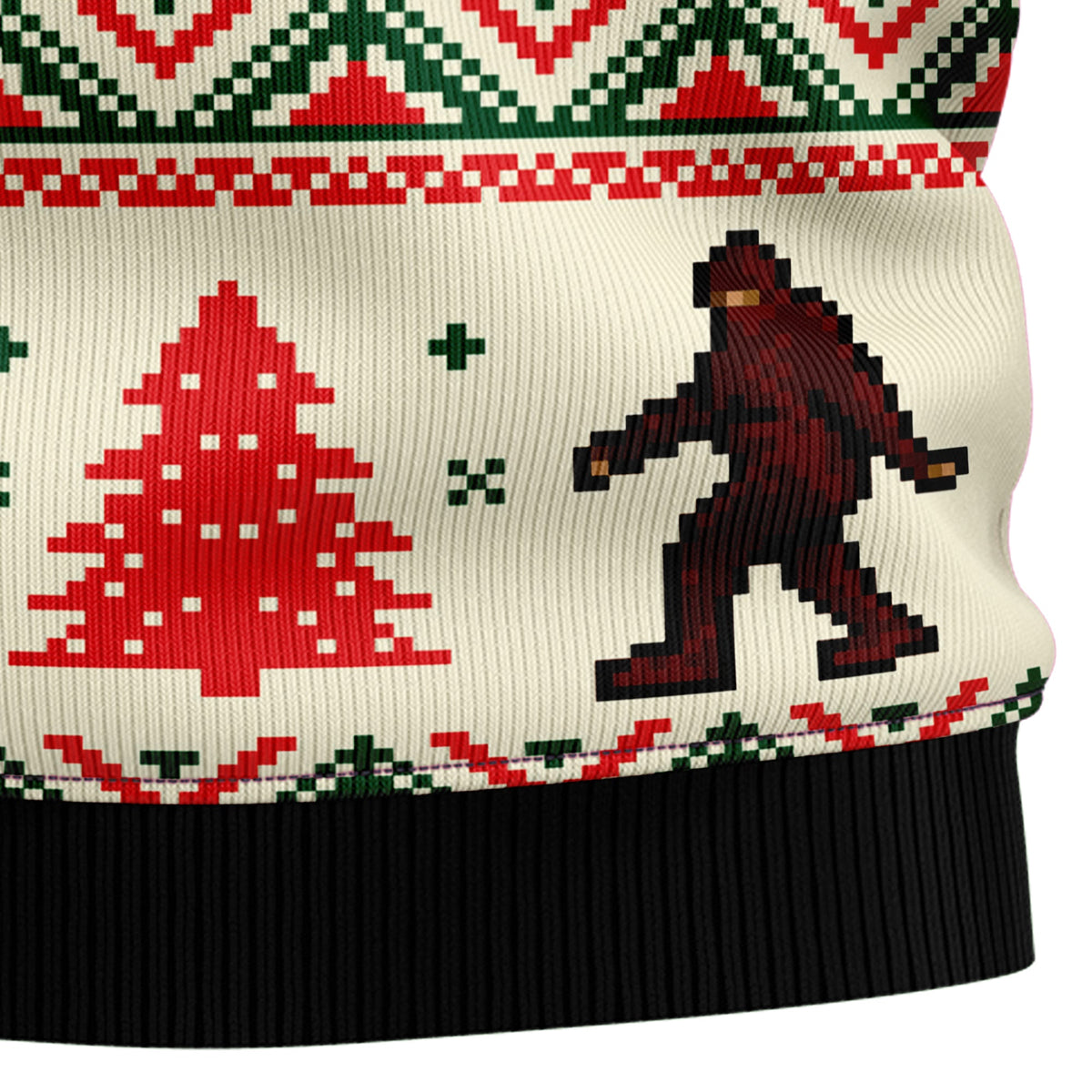 Amazing Bigfoot Ugly Christmas Sweater for Men and Women, Funny Holiday Party Outfit, Festive Christmas Gift
