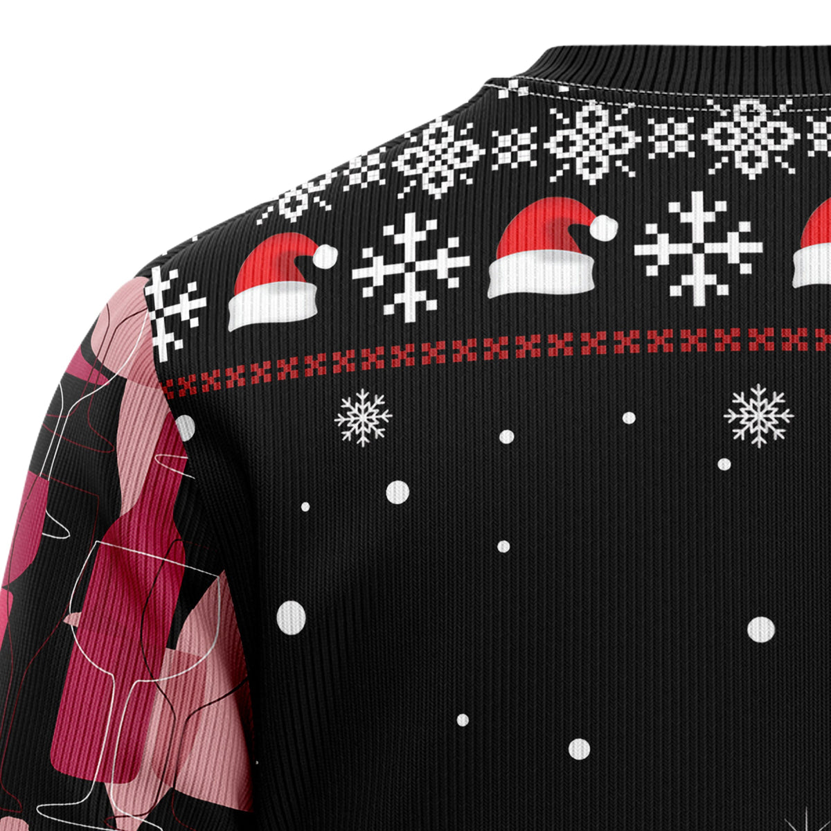Wine Red Christmas Ugly Christmas Sweater, Wine Lover Christmas Sweater, Funny Holiday Gift for Men and Women