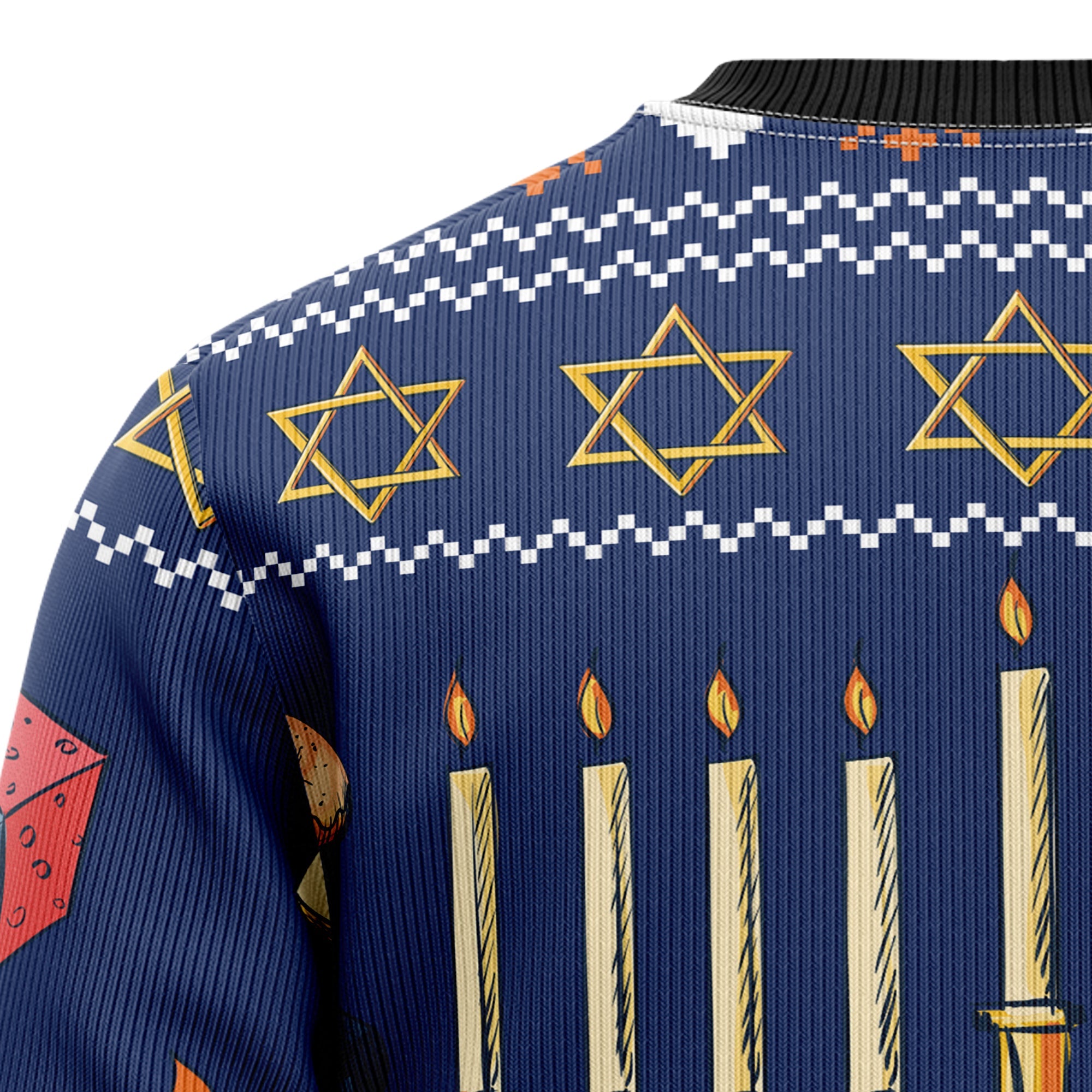 Jewish Hanukkah Ugly Christmas Sweater - Funny Holiday Party Pullover for Men and Women, Festive Christmas Gift 2026