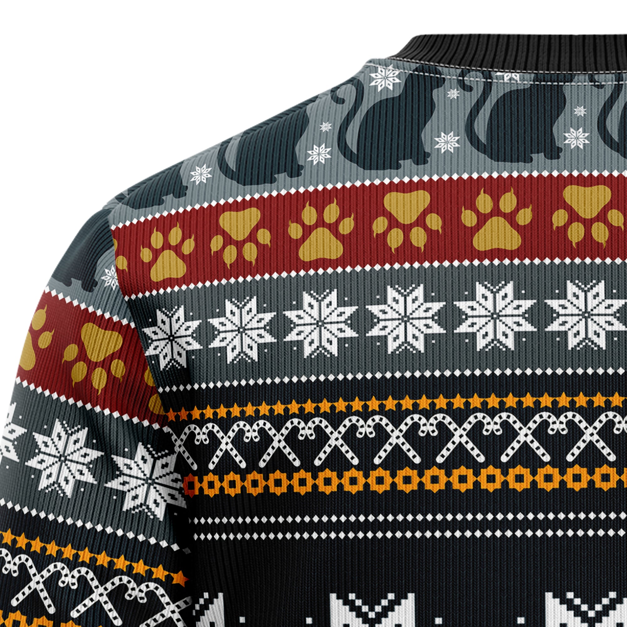 Cat Show Me Your Kitties Ugly Christmas Sweater, Funny Cat Christmas Sweater, Cat Lover Holiday Gift for Adults