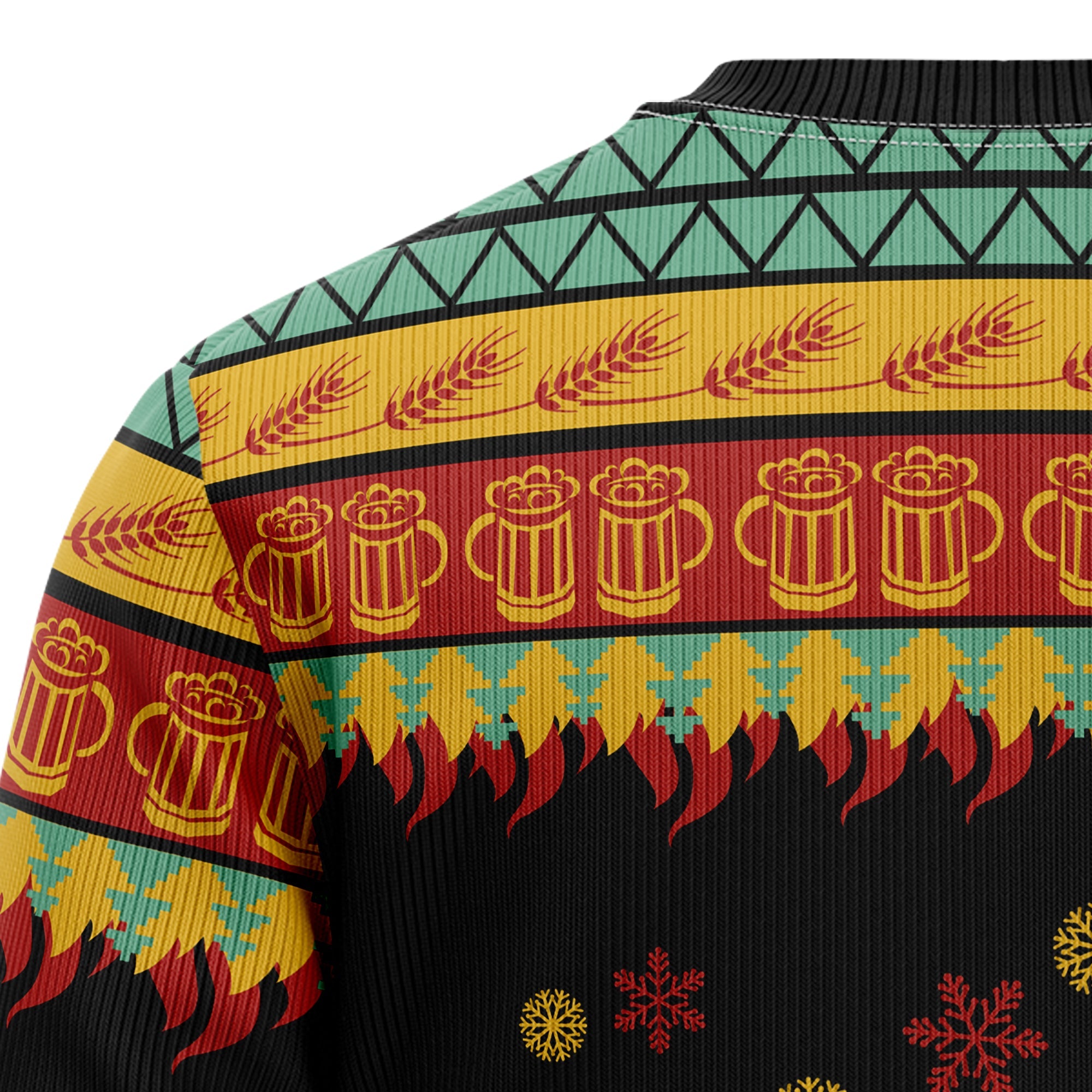 Beer Season Ugly Christmas Sweater - Funny Holiday Party Pullover for Men and Women, Festive Christmas Gift 2026