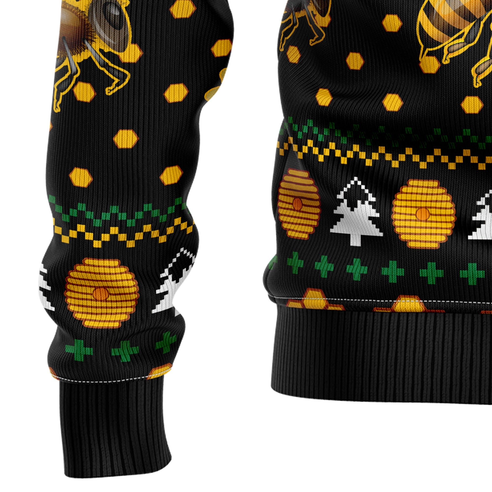 Bee Merry Ugly Christmas Sweater - Funny Holiday Party Pullover for Men and Women, Festive Christmas Gift 2026