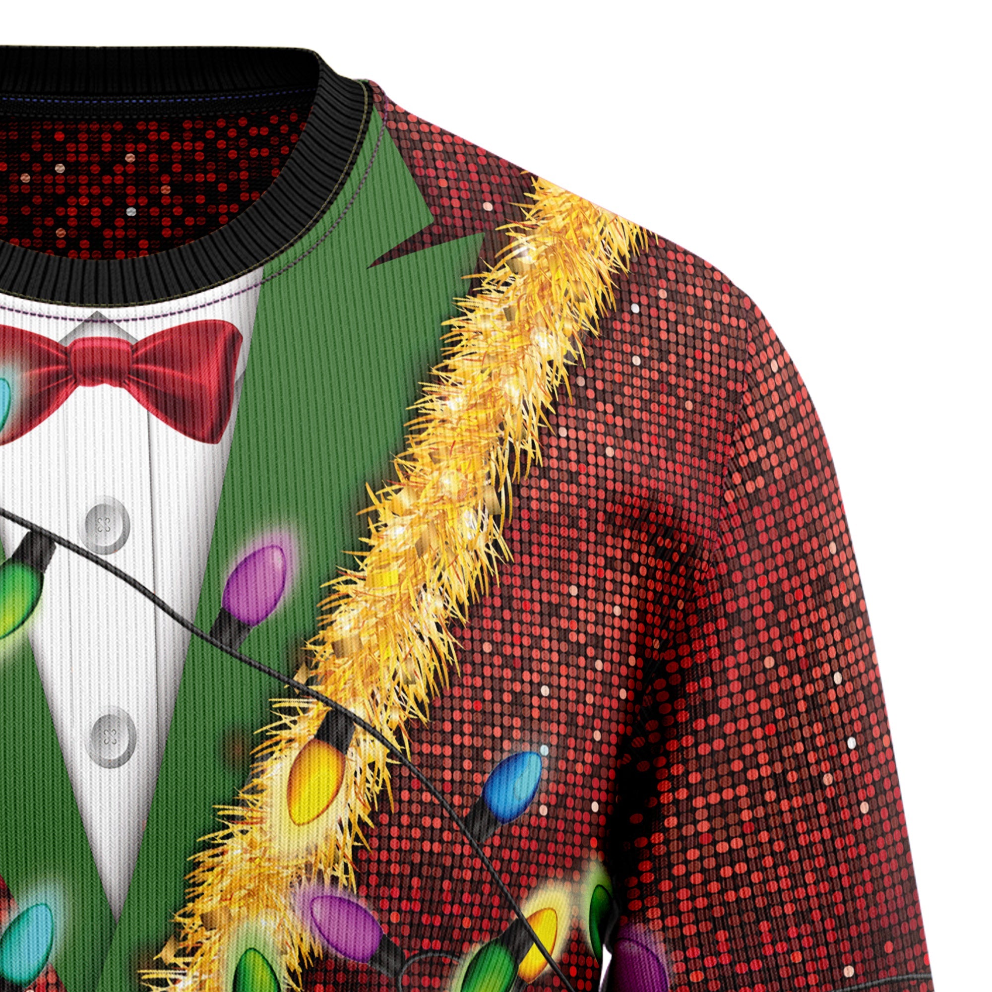 Christmas Light Ugly Christmas Sweater - Funny Holiday Party Pullover for Men and Women, Festive Christmas Gift 2026
