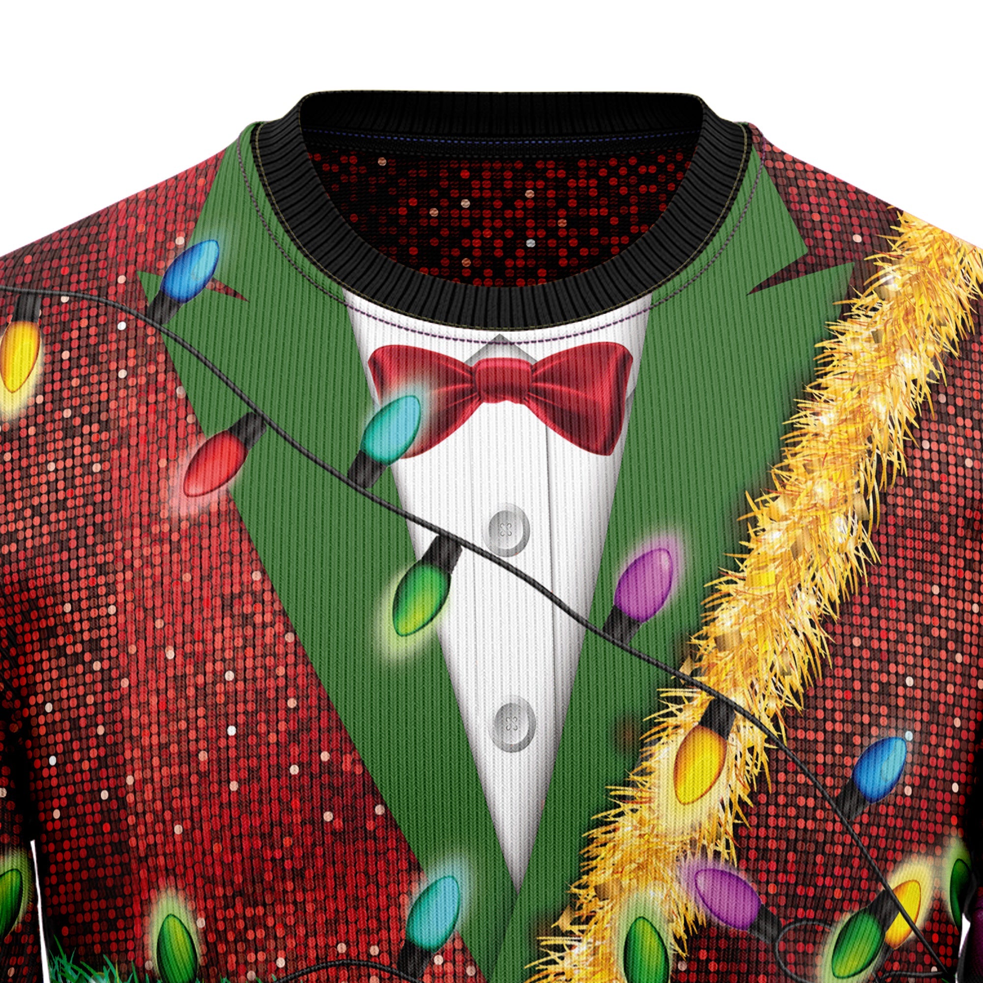 Christmas Light Ugly Christmas Sweater - Funny Holiday Party Pullover for Men and Women, Festive Christmas Gift 2026