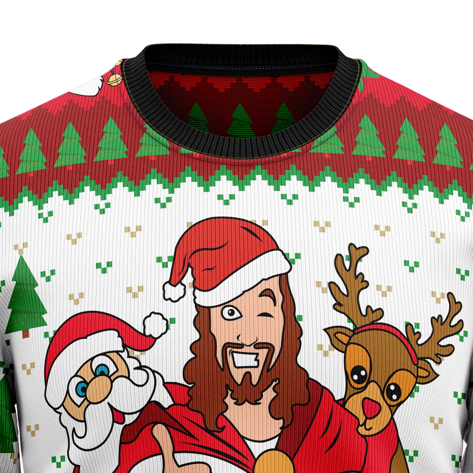 Jesus Birthday Boy Ugly Christmas Sweater, Funny Holiday Party Pullover for Men and Women, Festive Christmas Gift 2026