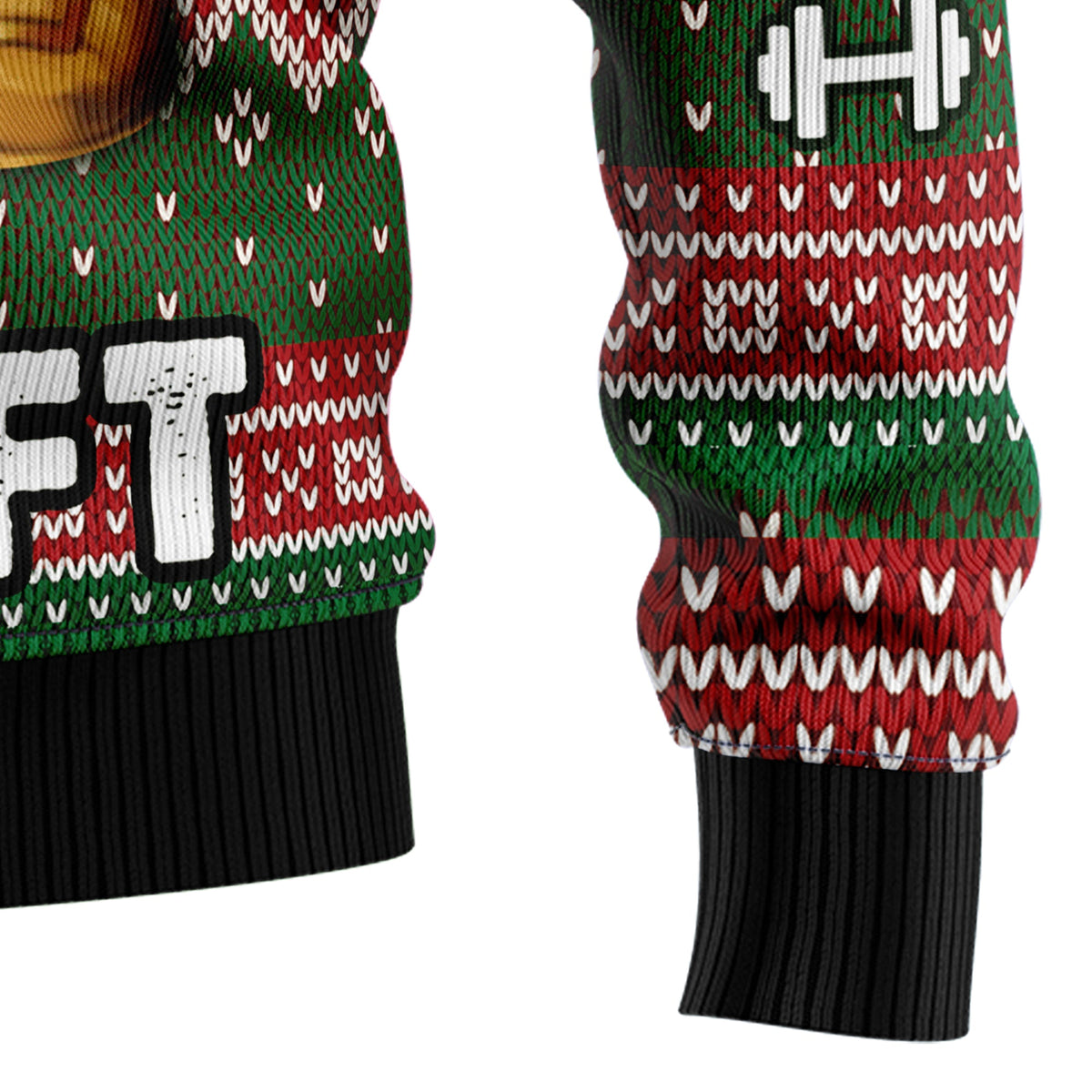 No Lift No Gift Ugly Christmas Sweater, Weightlifting Christmas Sweater, Gym Lover Holiday Gift for Men Women