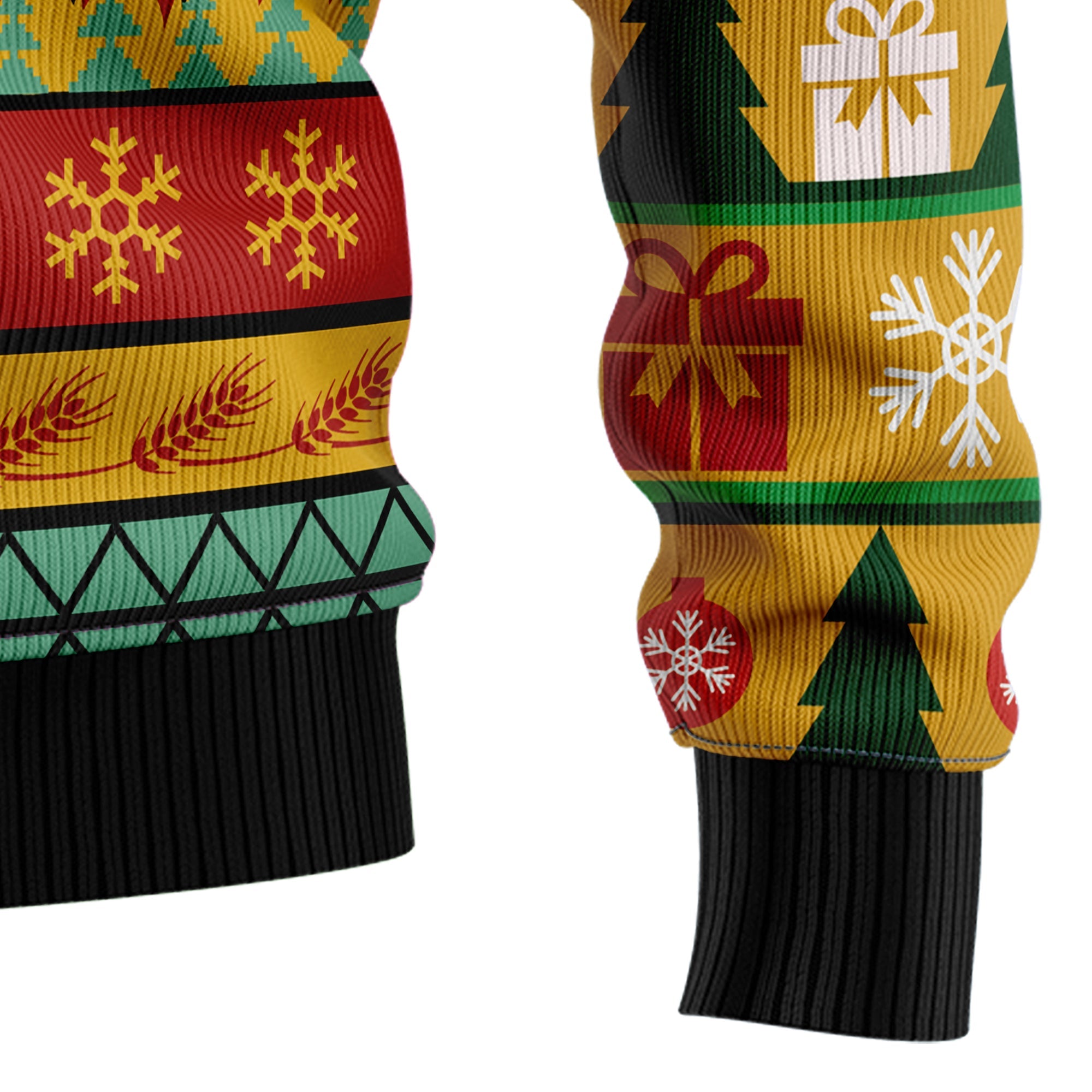 Beer Lover Ugly Christmas Sweater - It's The Most Wonderful Time For A Beer, Christmas Party Outfit for Men and Women