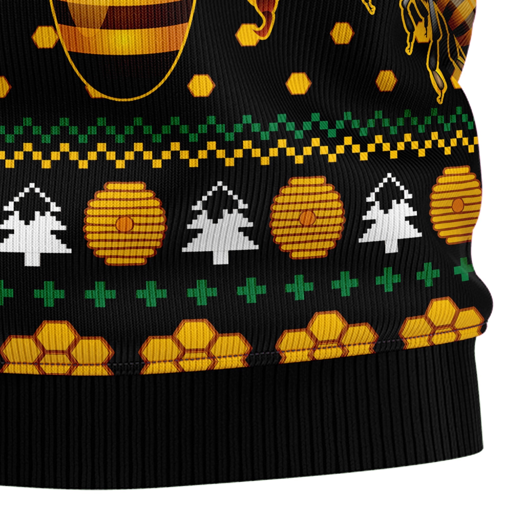 Bee Merry Ugly Christmas Sweater - Funny Holiday Party Pullover for Men and Women, Festive Christmas Gift 2026