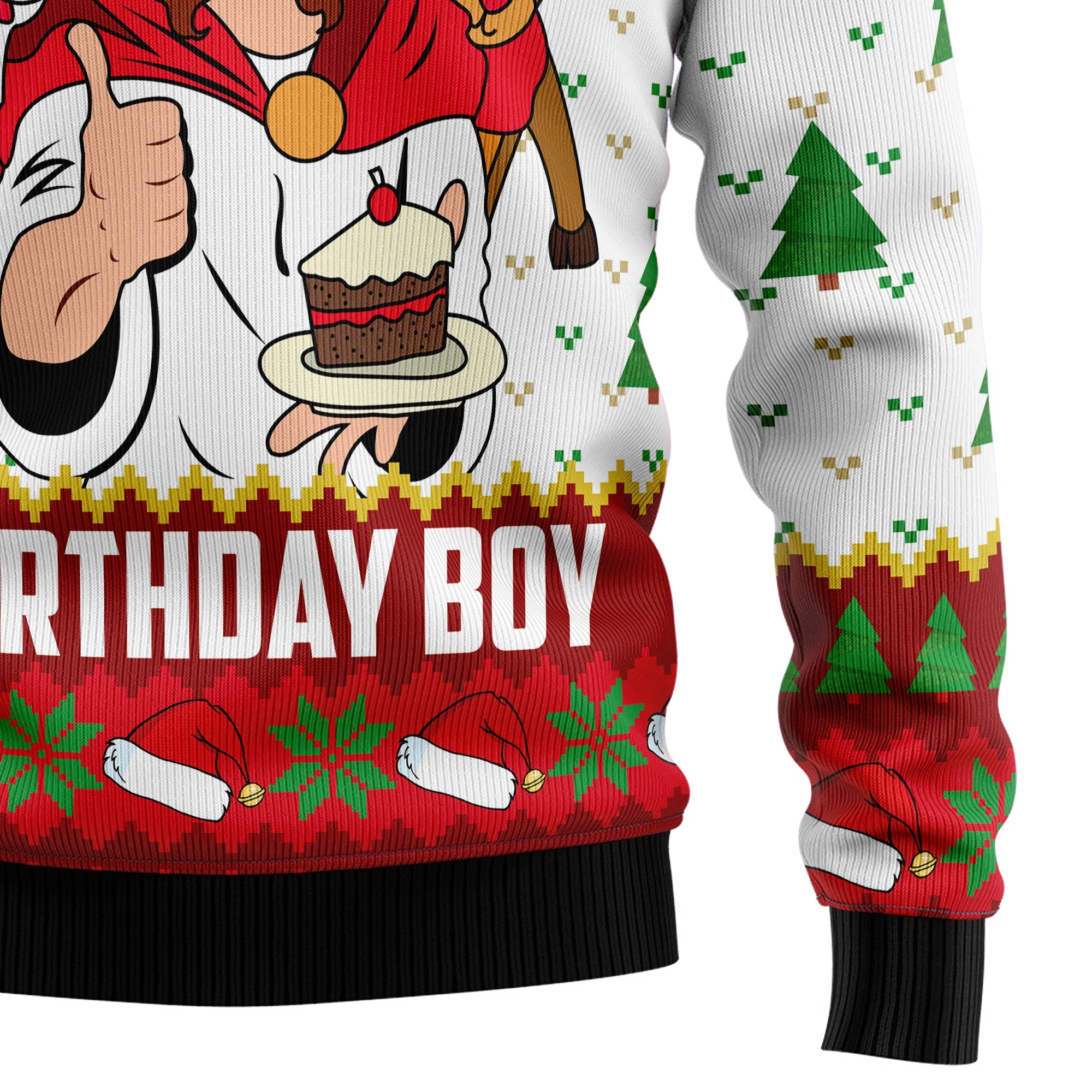 Jesus Birthday Boy Ugly Christmas Sweater, Funny Holiday Party Pullover for Men and Women, Festive Christmas Gift 2026
