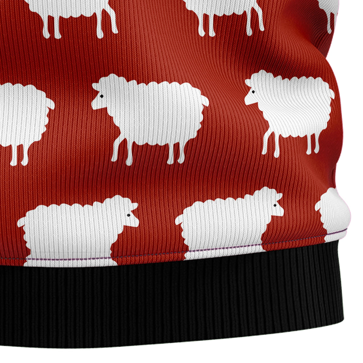 Sheep Black And White Ugly Christmas Sweater, Sheep Christmas Sweater, Farm Animal Holiday Gift for Men Women