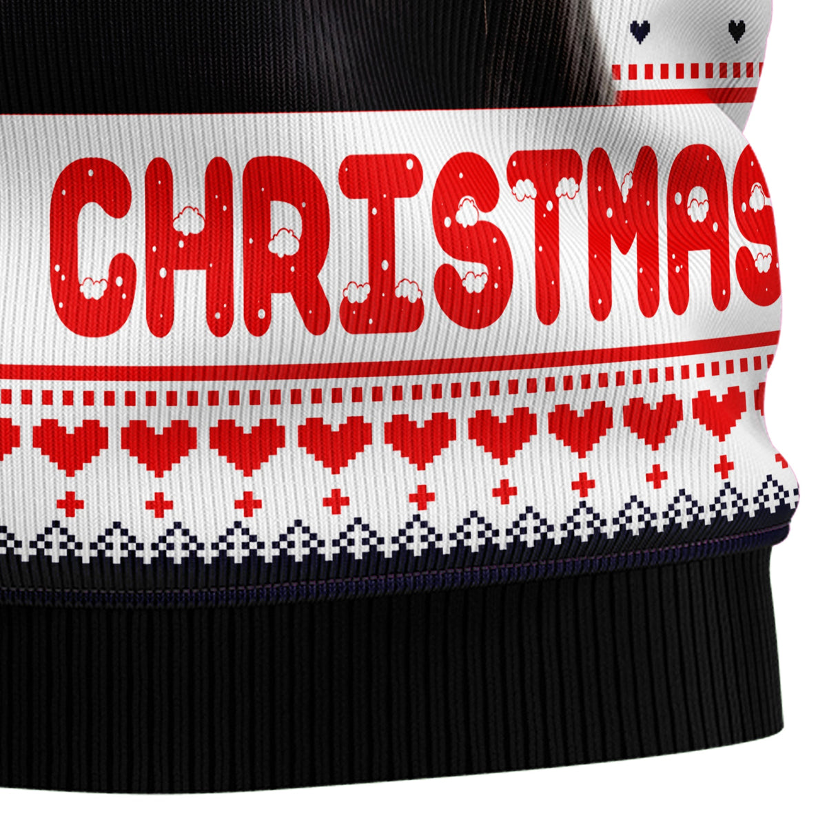 Meowy Christmas Cat Sweater - Funny Ugly Christmas Sweater for Men and Women, Unisex Holiday Party Outfit