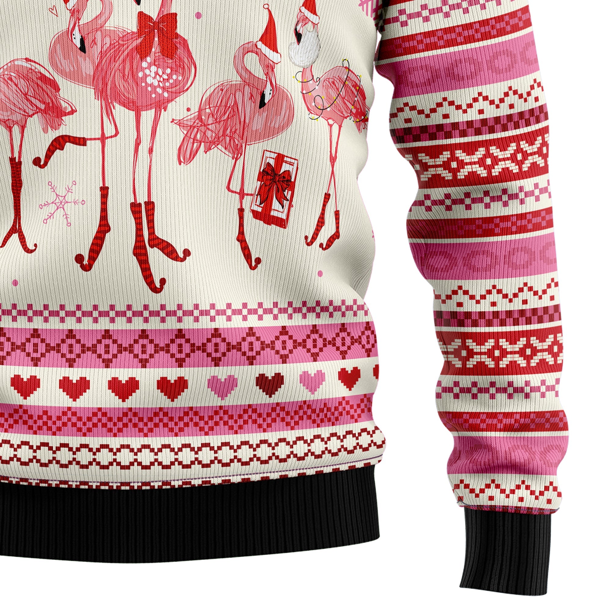Flamingo Flamingle All The Ways Ugly Christmas Sweater - Funny Holiday Party Outfit for Men and Women, Xmas Gift 2026