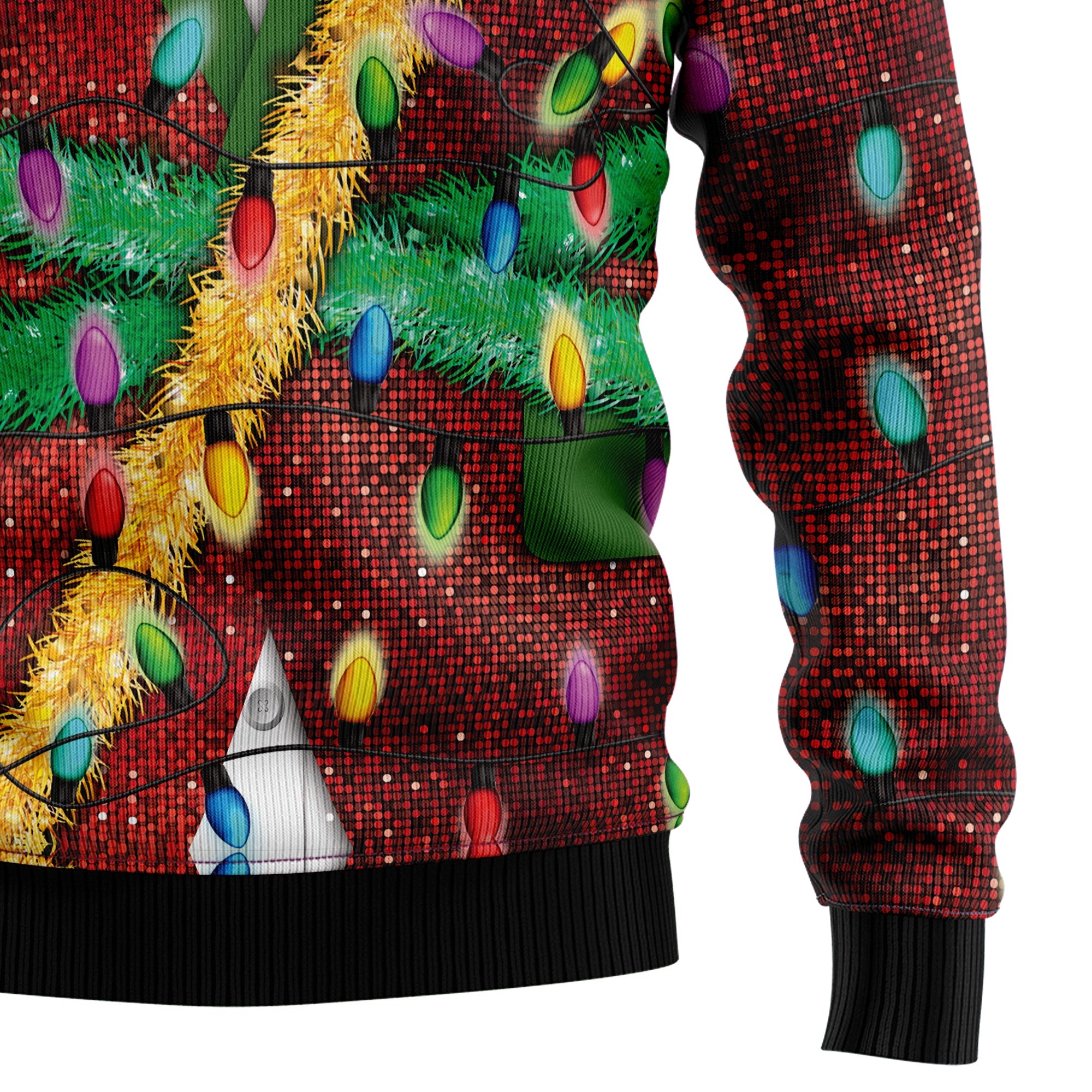 Christmas Light Ugly Christmas Sweater - Funny Holiday Party Pullover for Men and Women, Festive Christmas Gift 2026