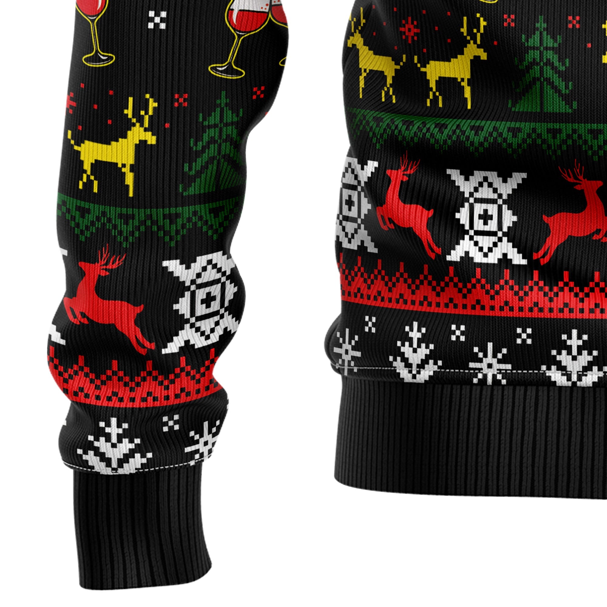 Reindeer Ugly Christmas Sweater - Time To Get Blitzened, Funny Holiday Party Outfit for Men and Women, Xmas Gift 2026