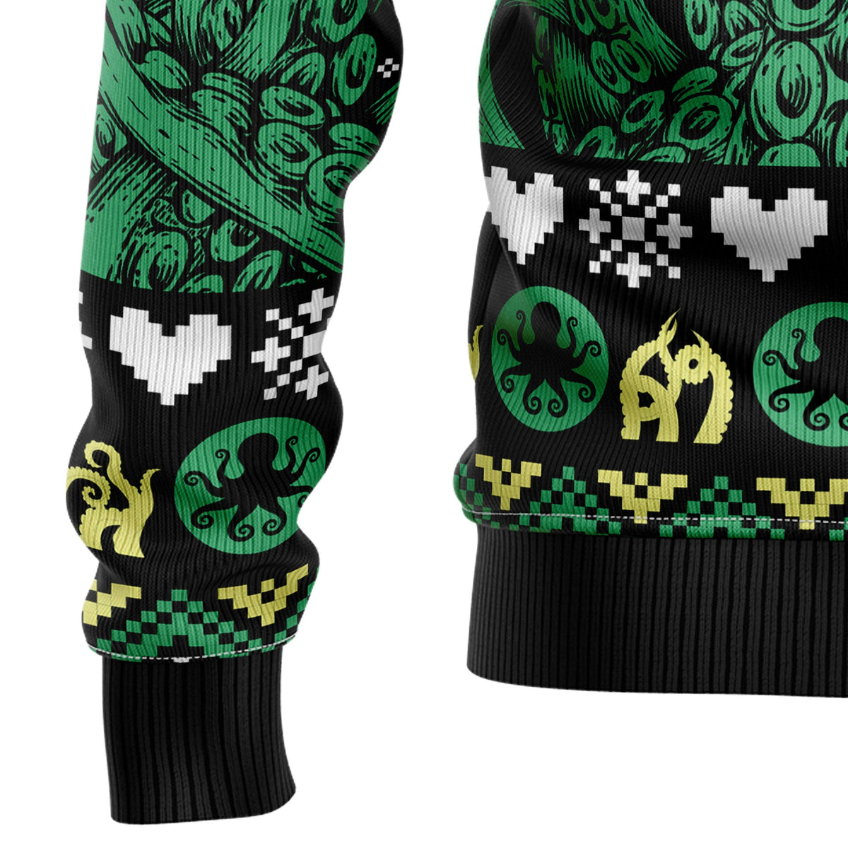 Cool Octopus Ugly Christmas Sweater, Funny Ocean Animal Christmas Sweater for Men Women, Unique Holiday Gift for Sea Life Fans