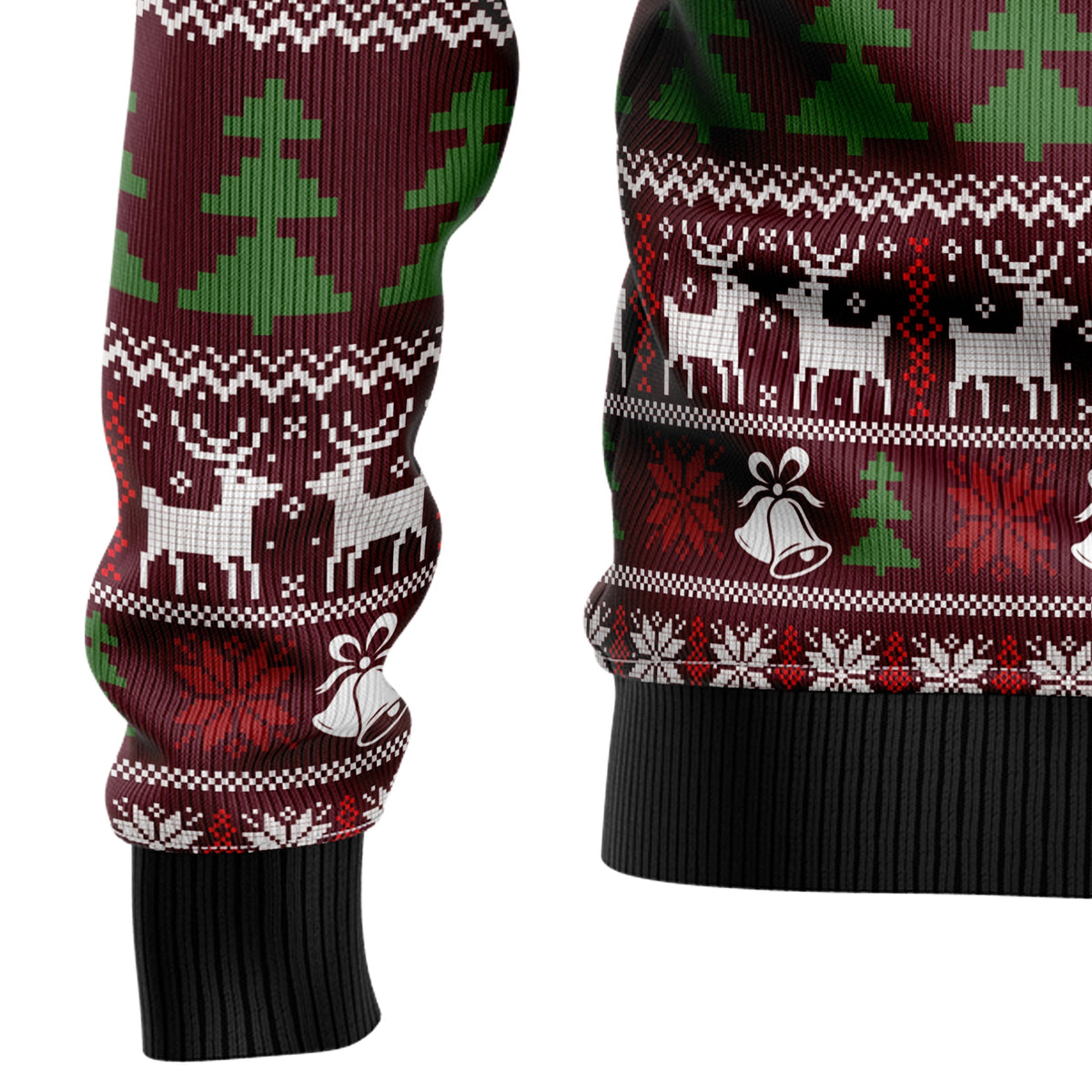 Ask Your Mom If I Am Real Santa Sweater - Funny Ugly Christmas Sweater for Men and Women, Unisex Holiday Party Outfit