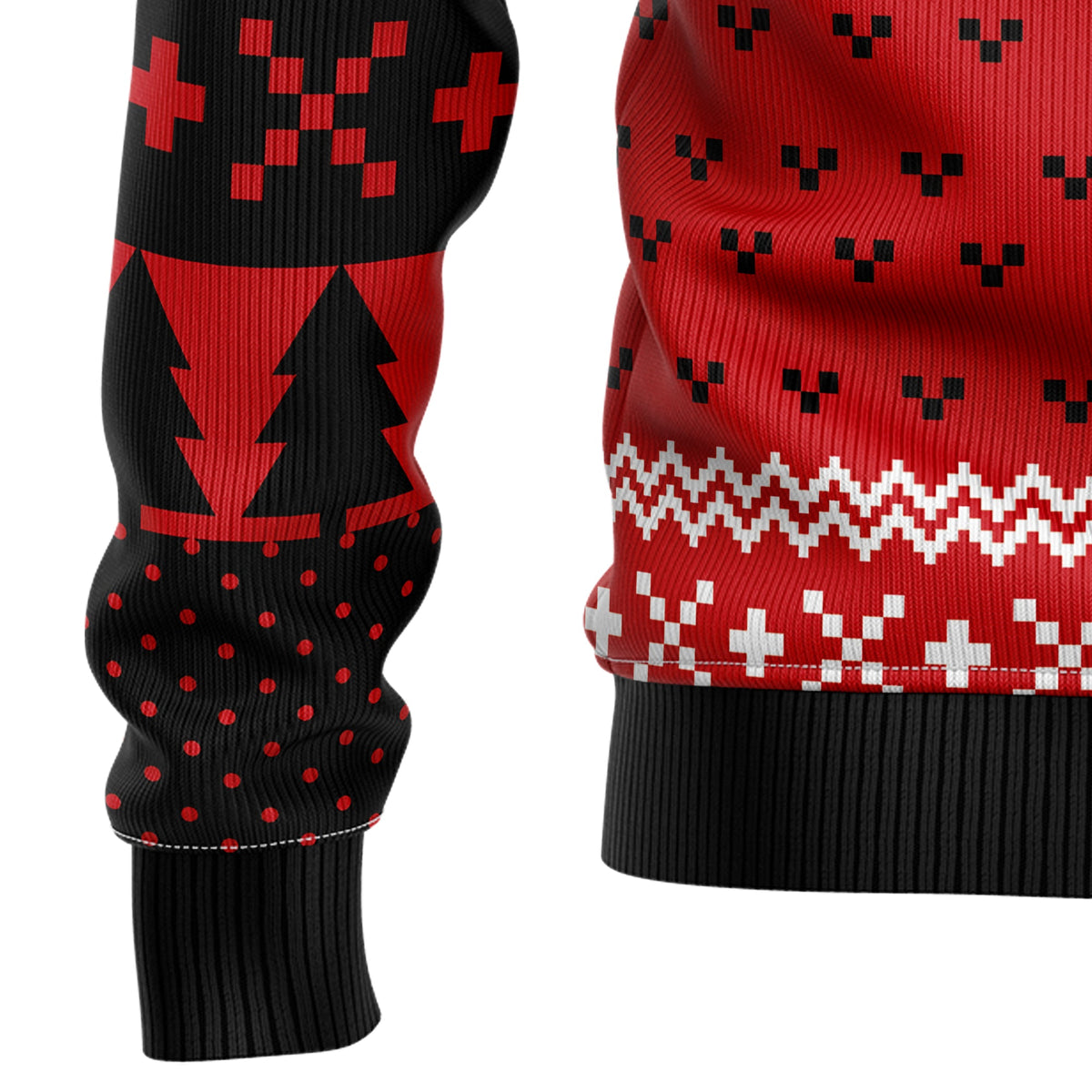 Christmas Bite Me Gingerbread Sweater - Funny Ugly Christmas Sweater for Men and Women, Unisex Holiday Party Outfit