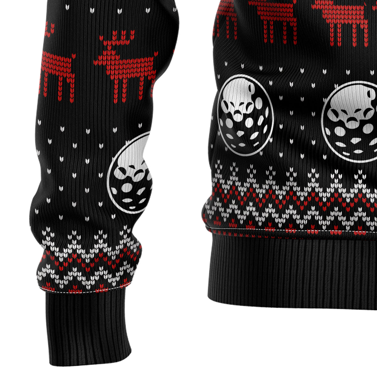 Golf Sucks Christmas Sweater - Funny Ugly Christmas Sweater for Men and Women, Unisex Holiday Party Outfit