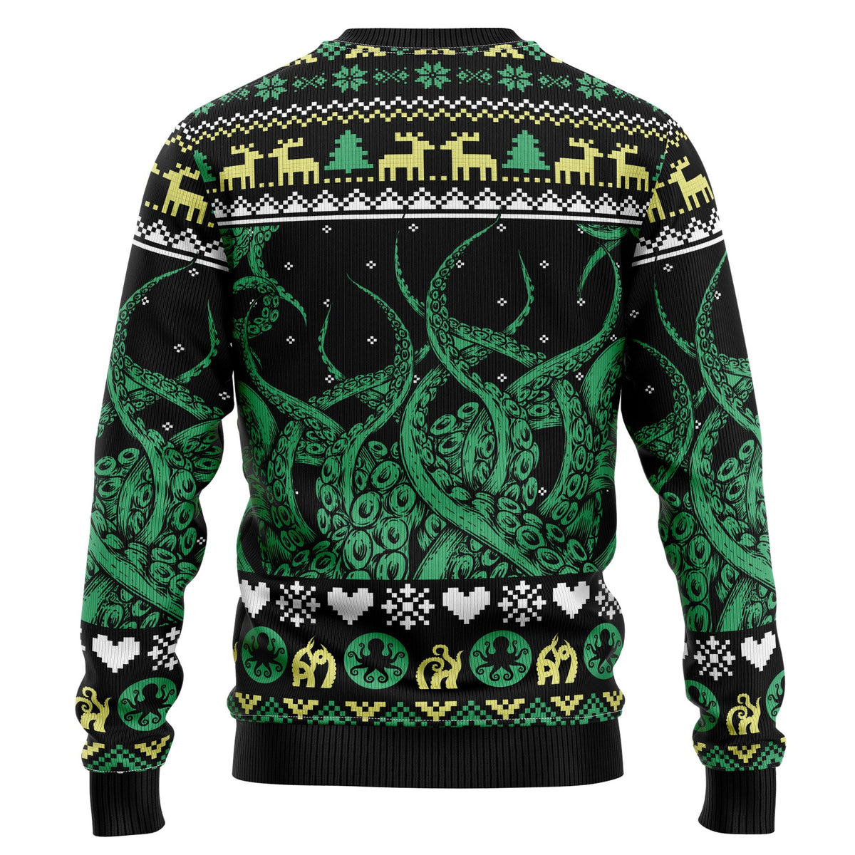 Cool Octopus Ugly Christmas Sweater, Funny Ocean Animal Christmas Sweater for Men Women, Unique Holiday Gift for Sea Life Fans