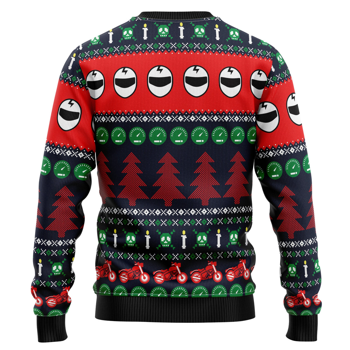 Motorbike Braaap Ugly Christmas Sweater, Motorcycle Christmas Sweater, Biker Holiday Sweater, Gift for Men Women