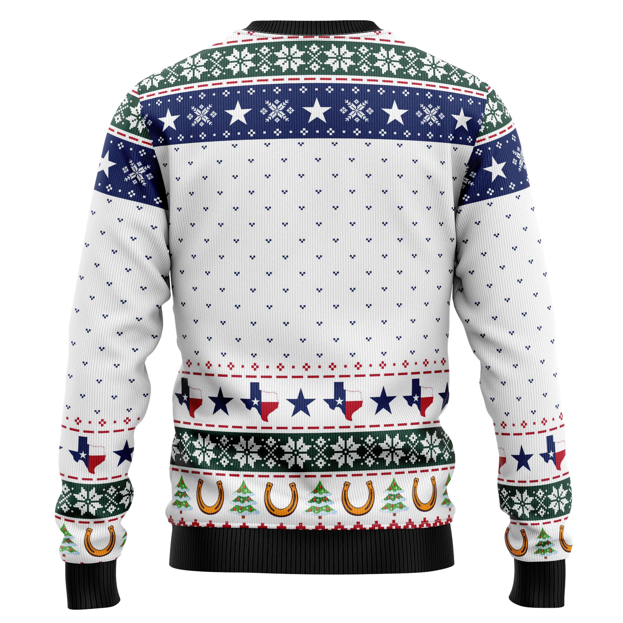 Texas Merry Christmas Ugly Sweater, Funny Western Christmas Sweater for Texans, Holiday Party Gift for Cowboys and Country Fans