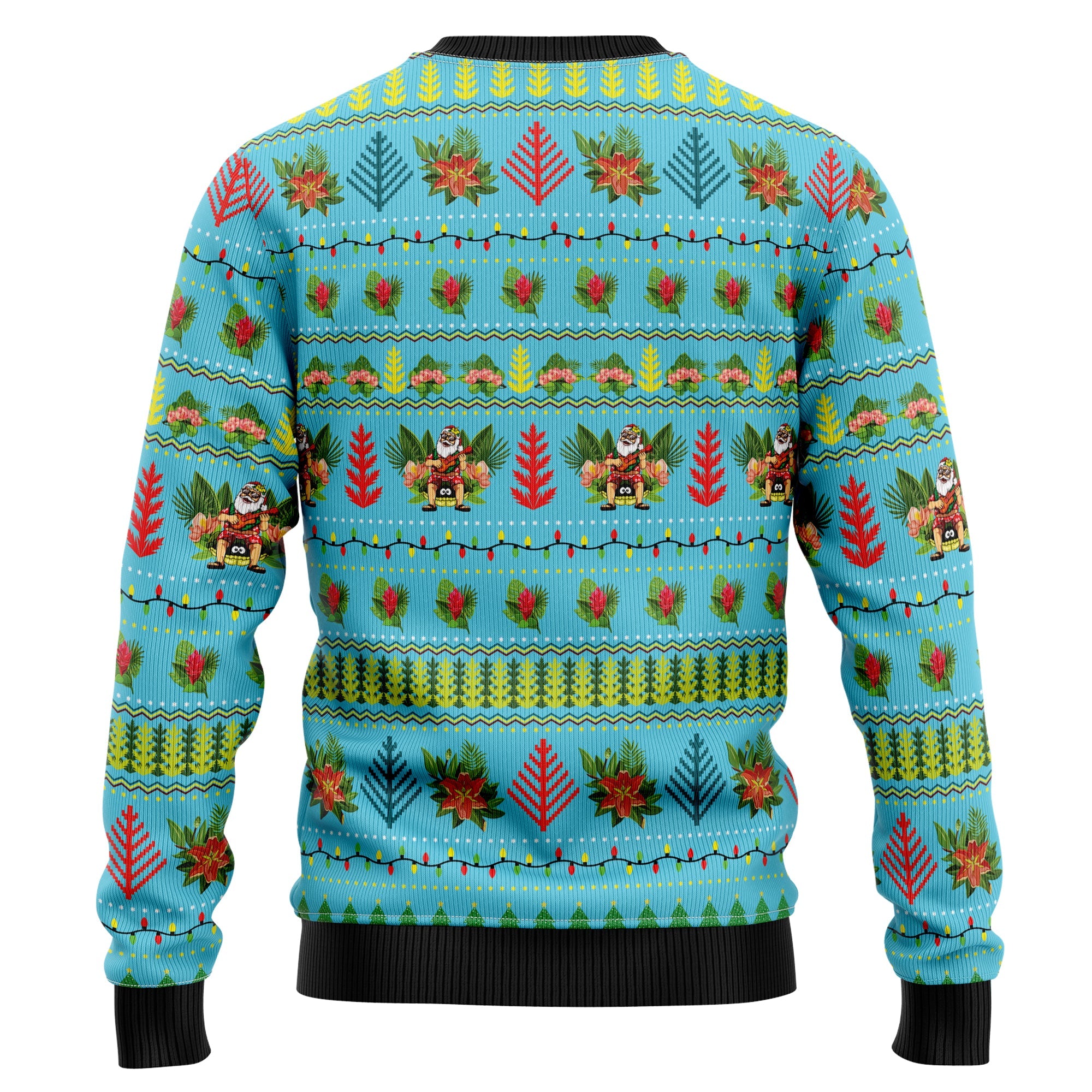 Hawaiian Christmas Santa Claus Ugly Christmas Sweater - Funny Holiday Party Outfit for Men and Women, Xmas Gift 2026
