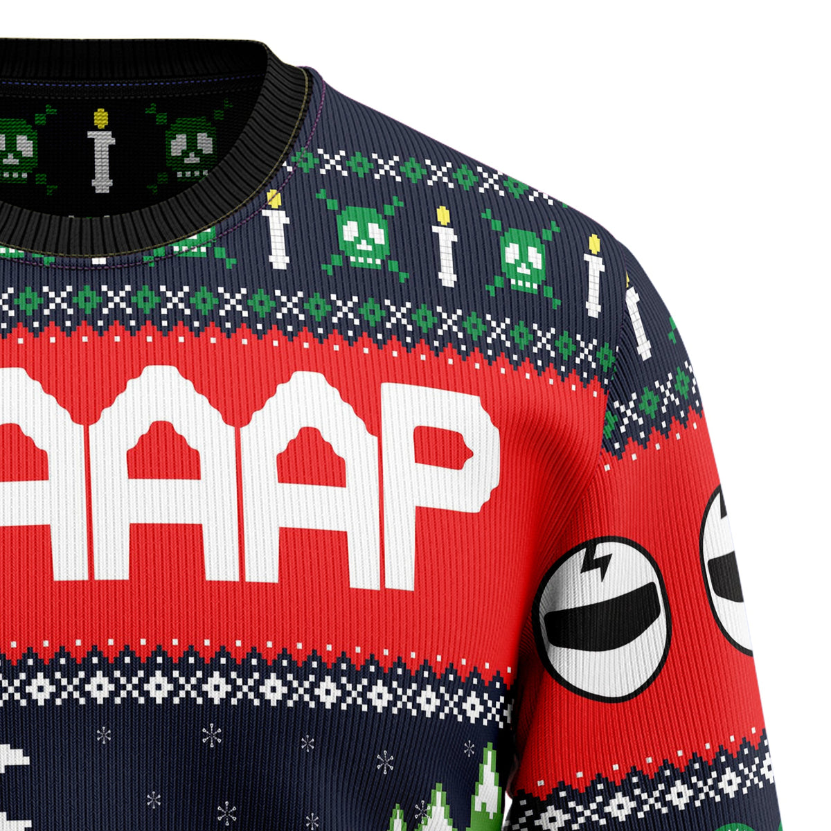 Motorbike Braaap Ugly Christmas Sweater, Motorcycle Christmas Sweater, Biker Holiday Sweater, Gift for Men Women