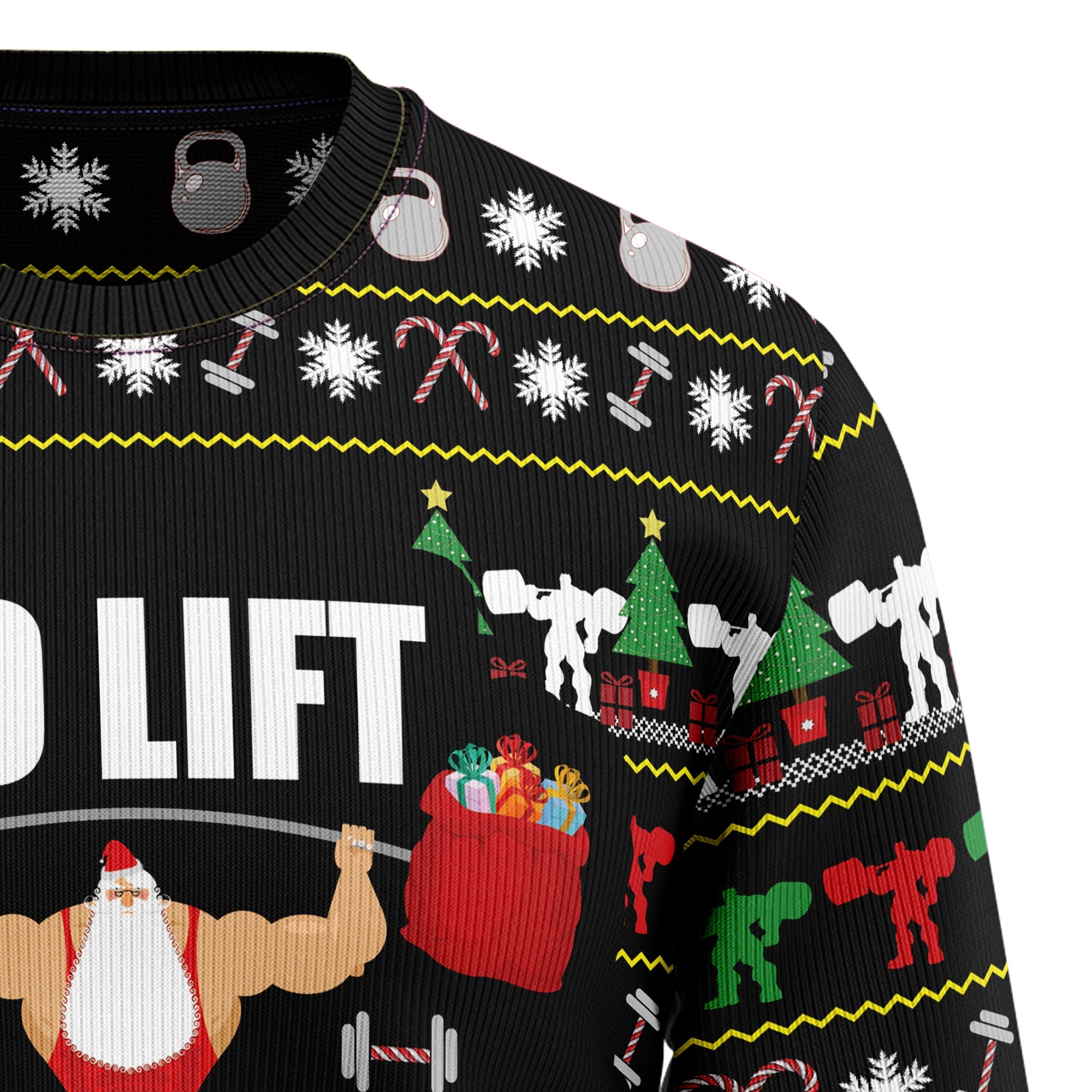 No Lift No Gift Ugly Christmas Sweater - Funny Holiday Party Pullover for Men and Women, Festive Christmas Gift 2026
