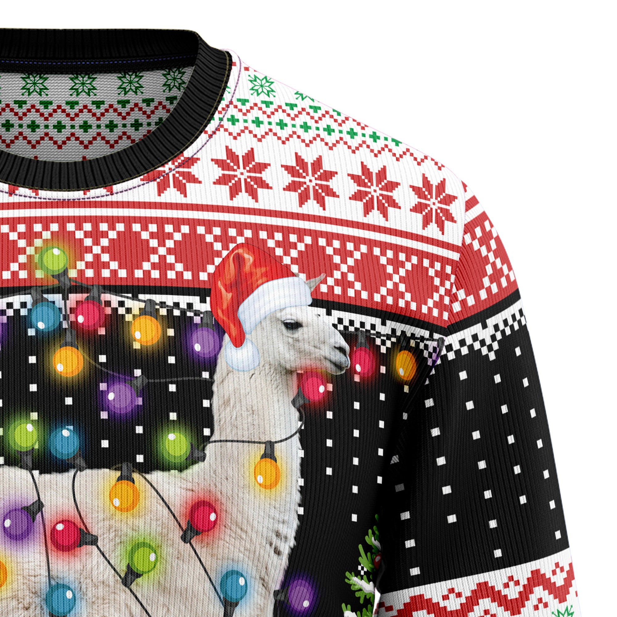 Llama Hit That Ugly Christmas Sweater - Funny Holiday Party Pullover for Men and Women, Festive Christmas Gift 2026