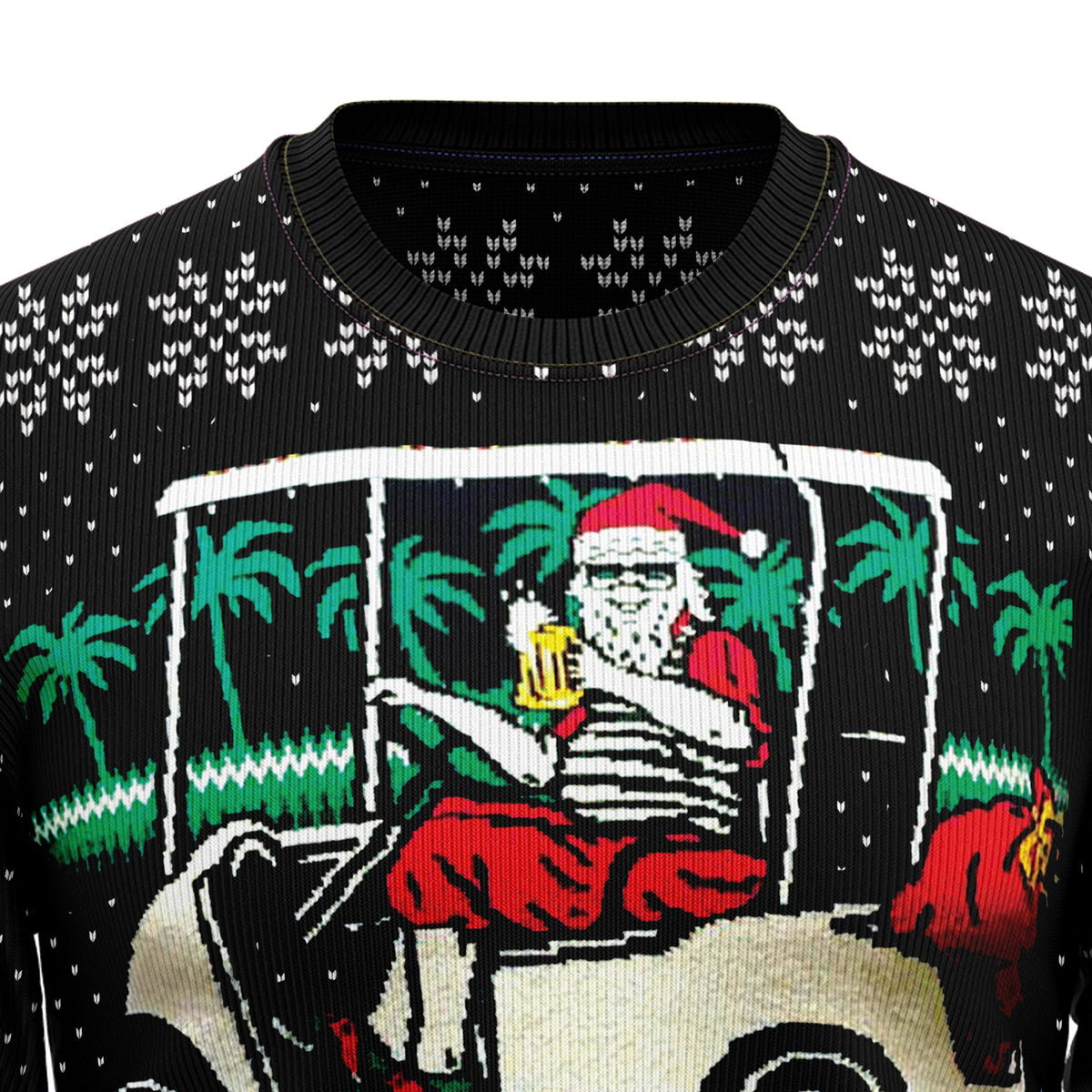 Golf Sucks Christmas Sweater - Funny Ugly Christmas Sweater for Men and Women, Unisex Holiday Party Outfit