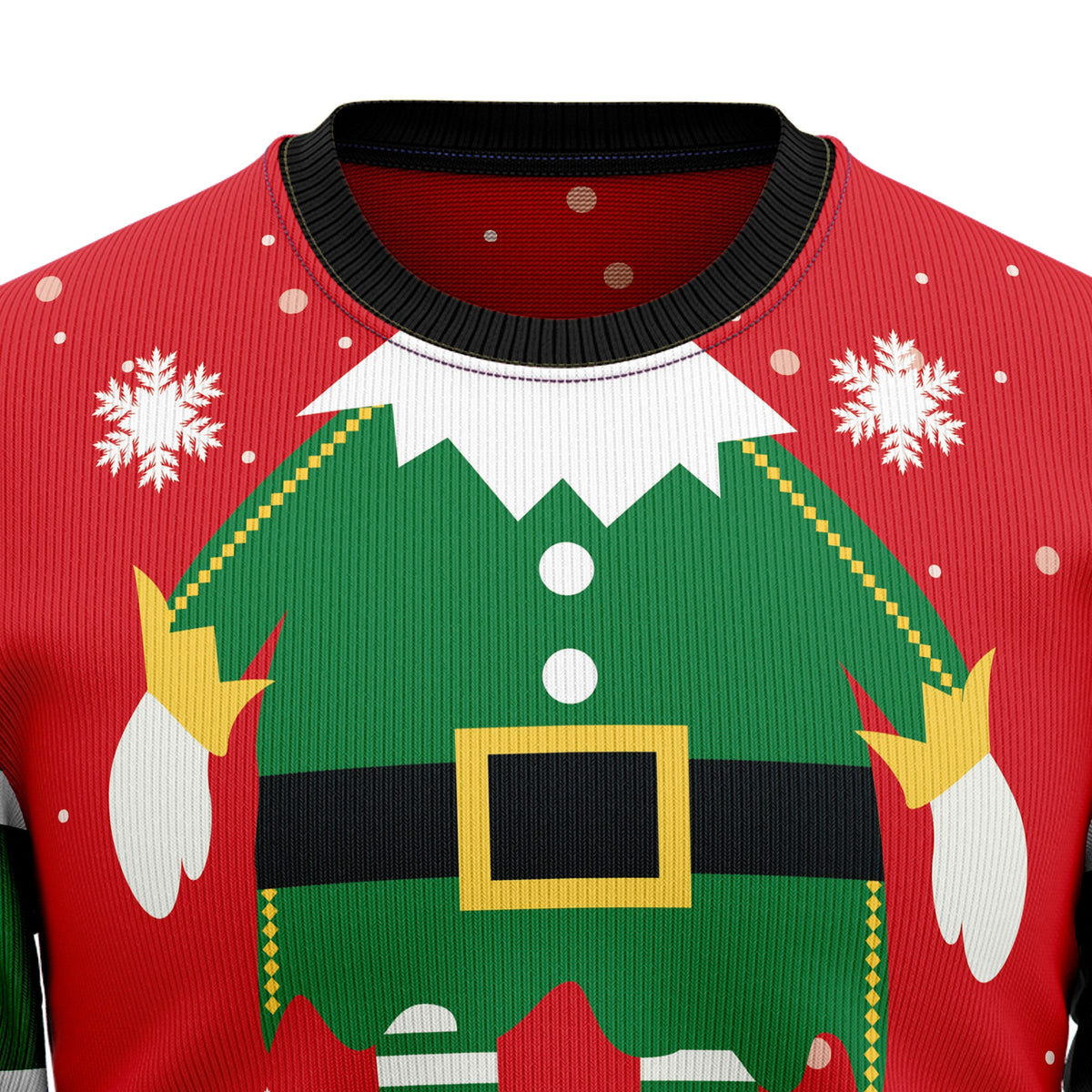 Bossy Elf Christmas Sweater - Funny Ugly Christmas Sweater for Men and Women, Unisex Holiday Party Outfit