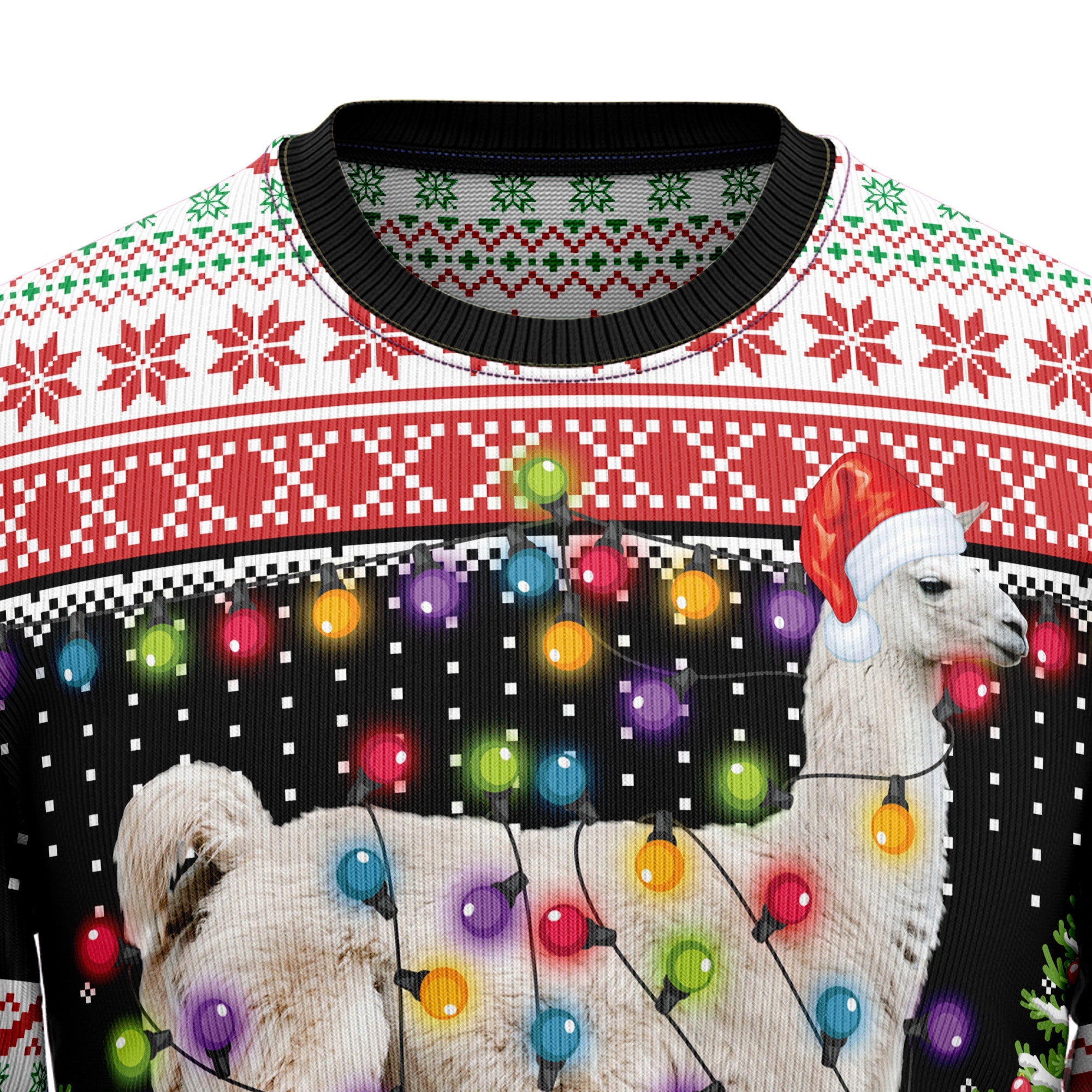 Llama Hit That Ugly Christmas Sweater - Funny Holiday Party Pullover for Men and Women, Festive Christmas Gift 2026