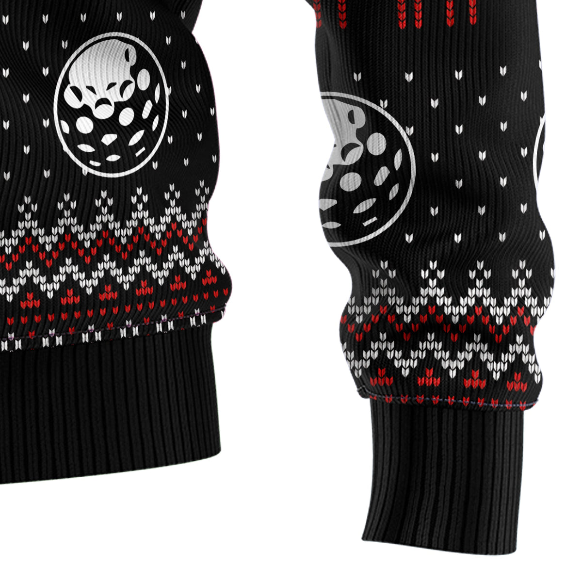 Golf Sucks Christmas Sweater - Funny Ugly Christmas Sweater for Men and Women, Unisex Holiday Party Outfit