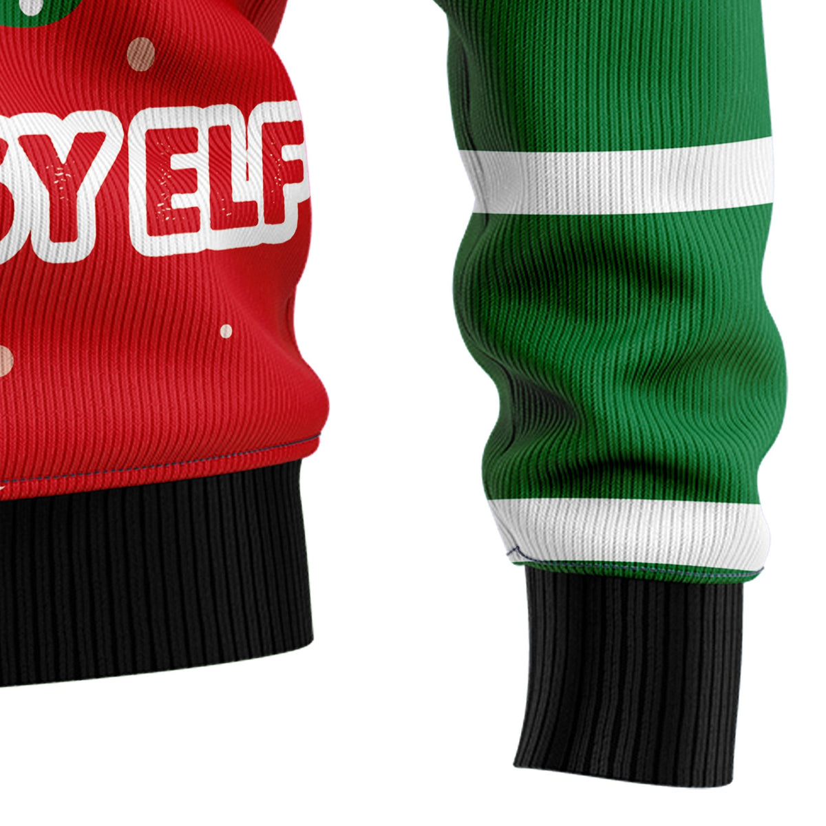 Bossy Elf Christmas Sweater - Funny Ugly Christmas Sweater for Men and Women, Unisex Holiday Party Outfit