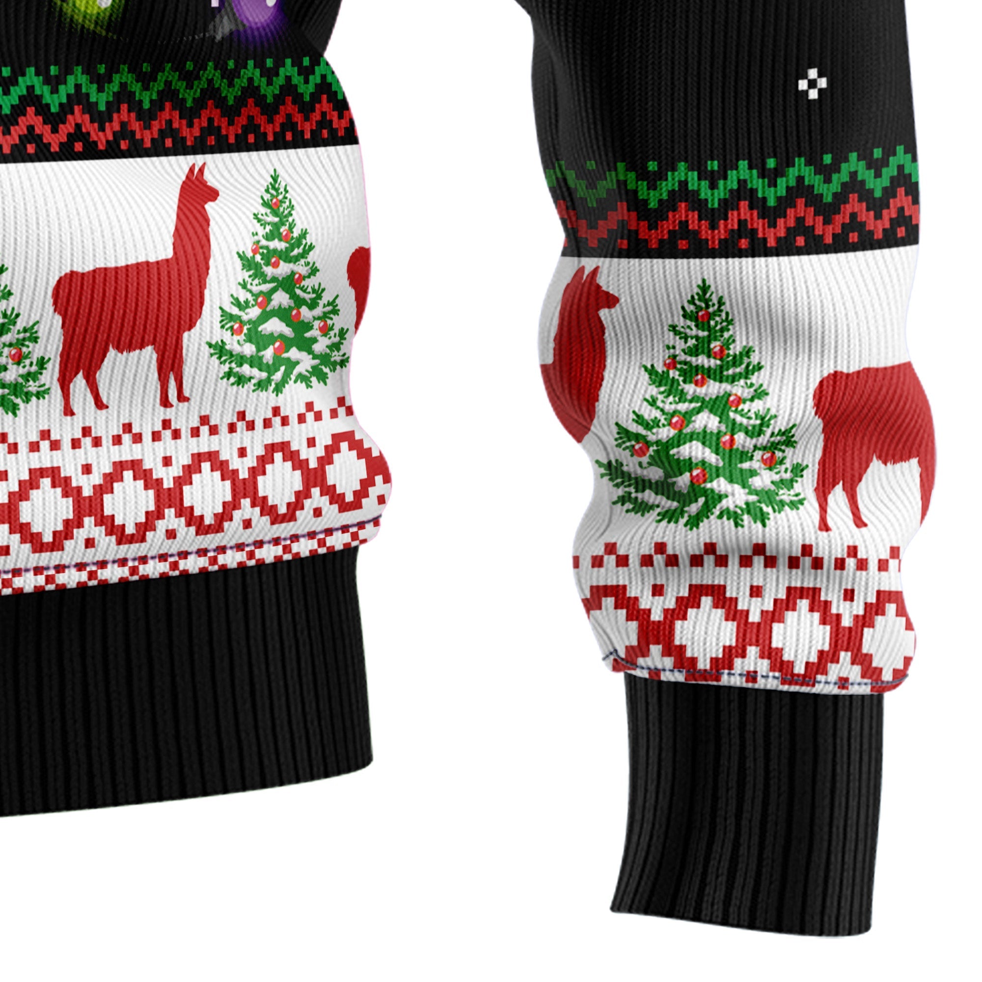 Llama Hit That Ugly Christmas Sweater - Funny Holiday Party Pullover for Men and Women, Festive Christmas Gift 2026