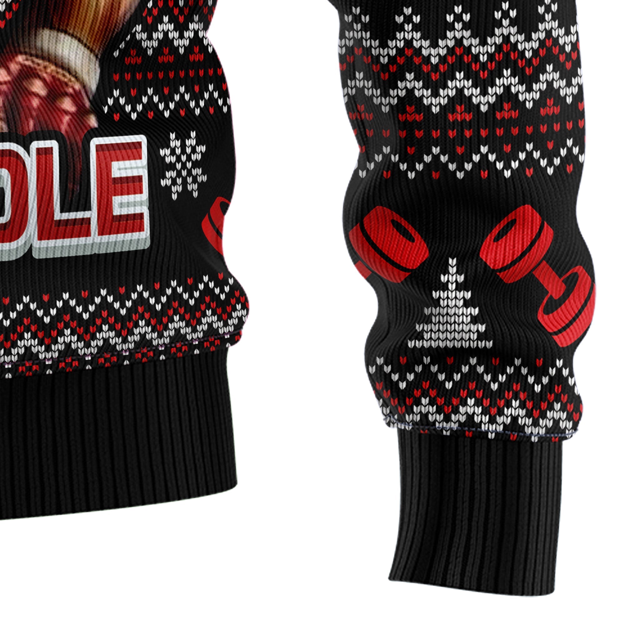 Welcome To The North Swole Ugly Christmas Sweater - Unisex Holiday Party Pullover, Funny Christmas Gift for Men Women