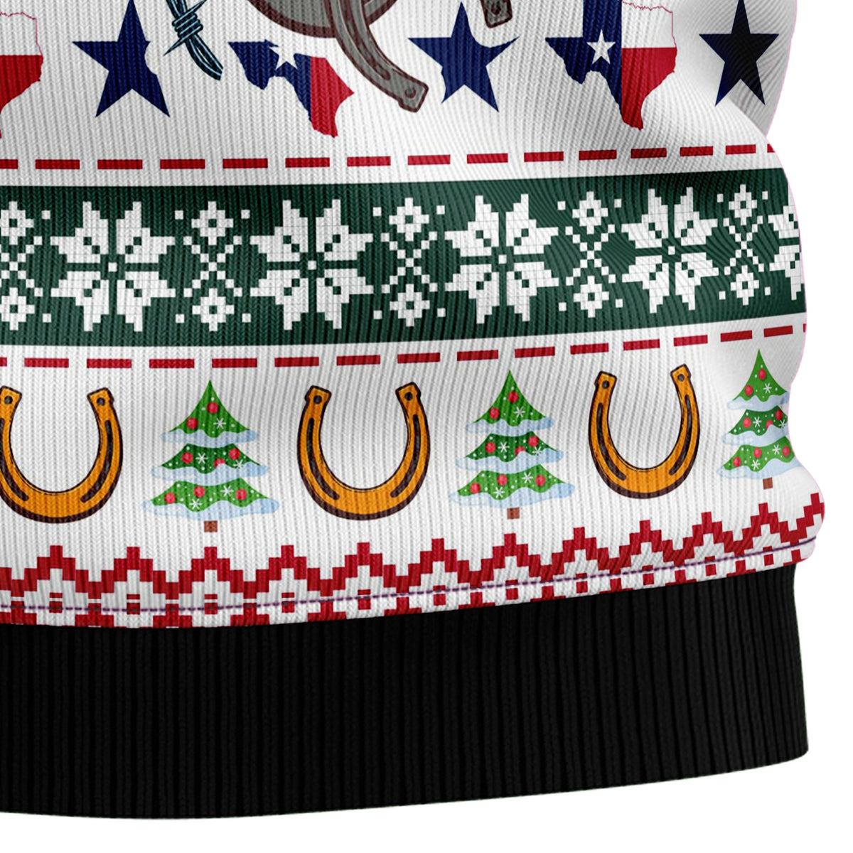 Texas Merry Christmas Ugly Sweater, Funny Western Christmas Sweater for Texans, Holiday Party Gift for Cowboys and Country Fans