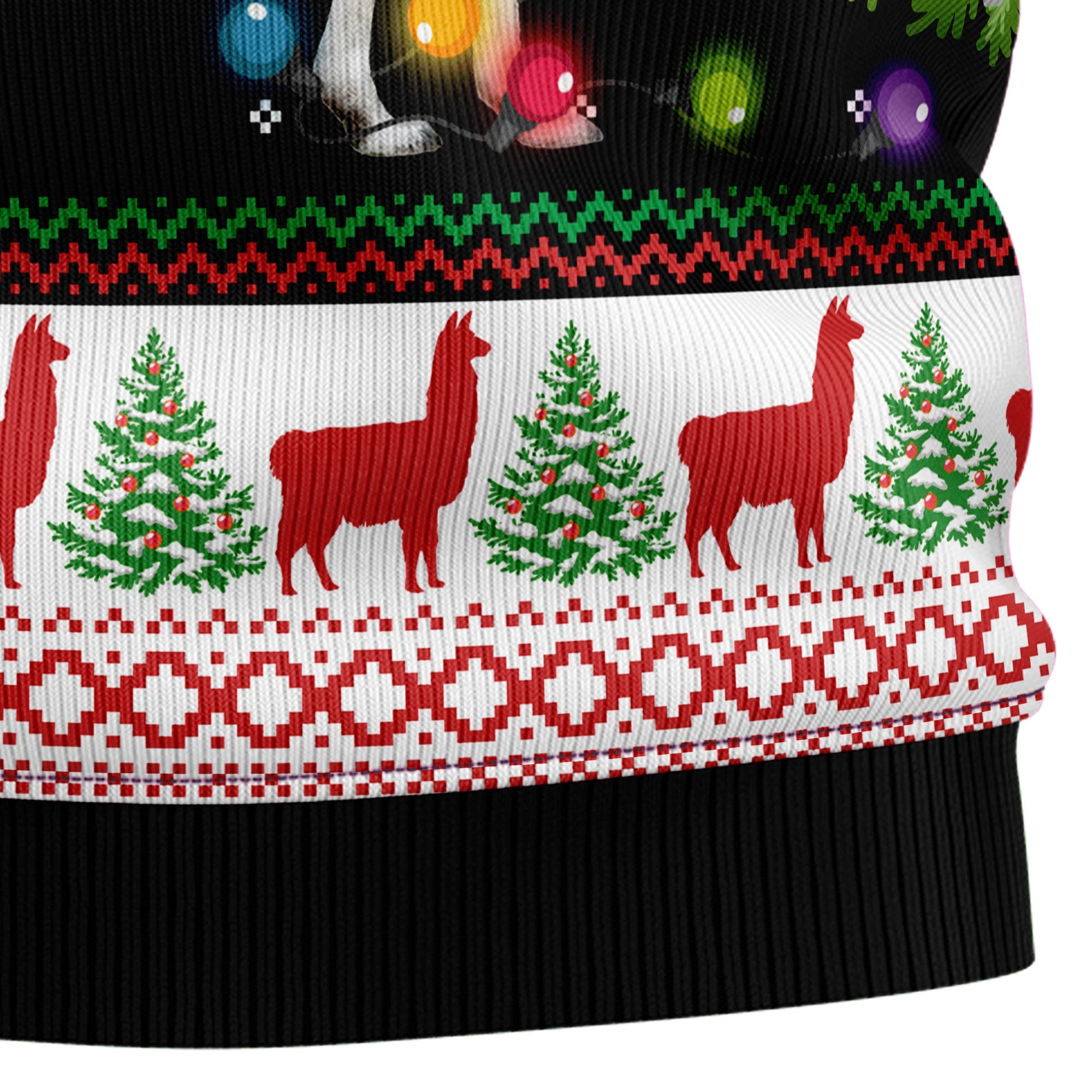 Llama Hit That Ugly Christmas Sweater - Funny Holiday Party Pullover for Men and Women, Festive Christmas Gift 2026