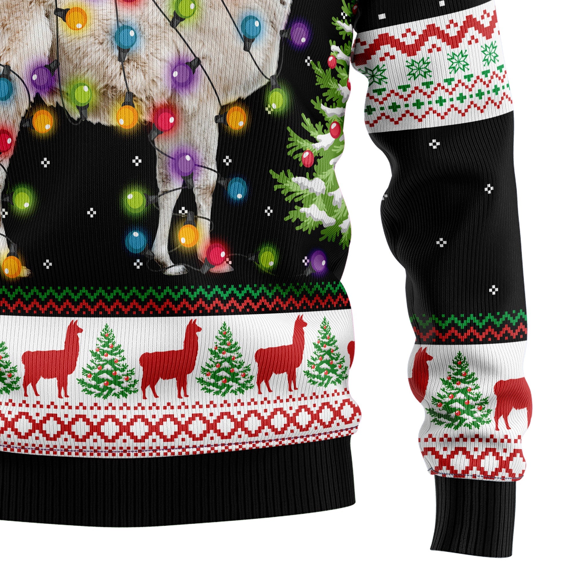Llama Hit That Ugly Christmas Sweater - Funny Holiday Party Pullover for Men and Women, Festive Christmas Gift 2026